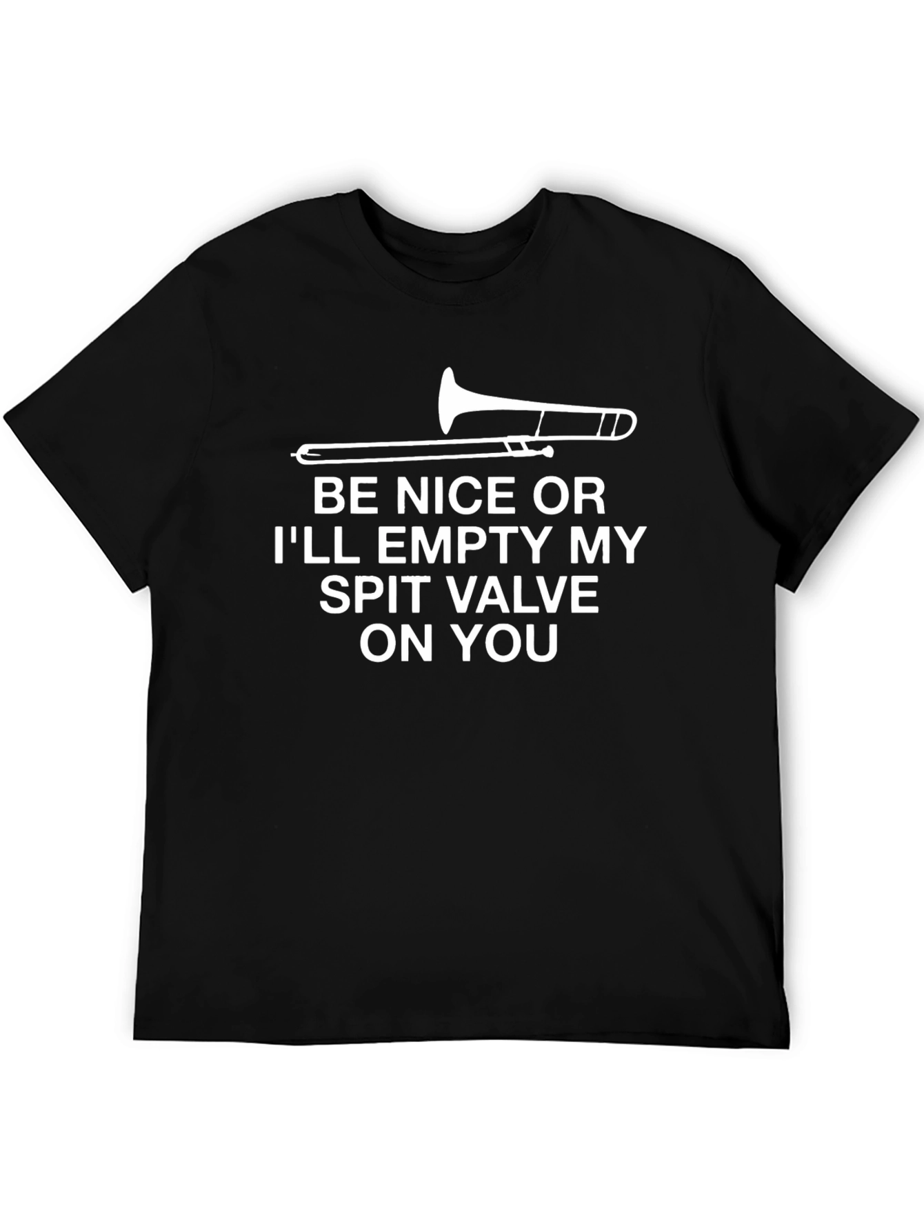 Trombone Spit Valve Funny Graphic T-Shirt