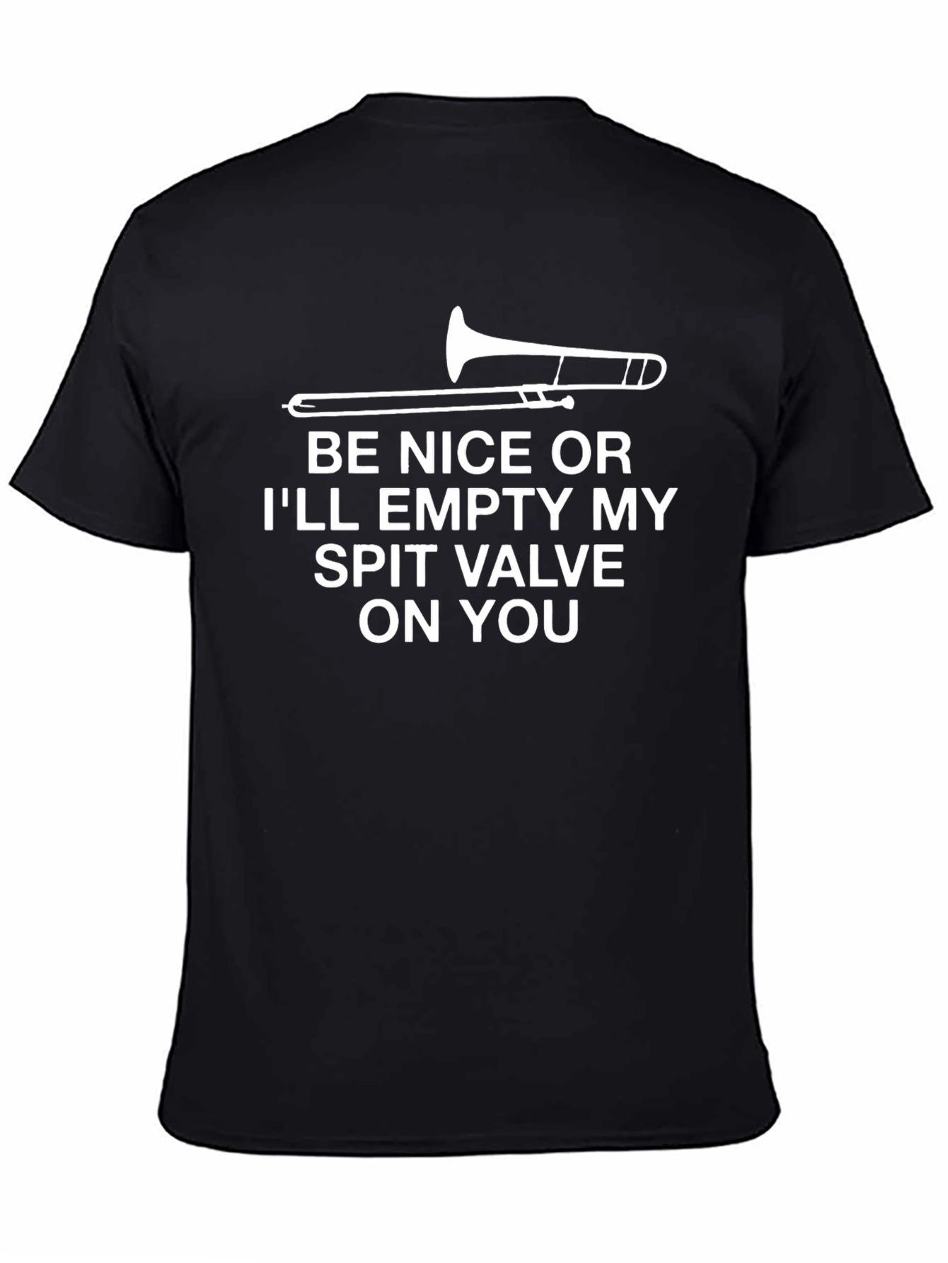 Trombone Spit Valve Funny Graphic T-Shirt