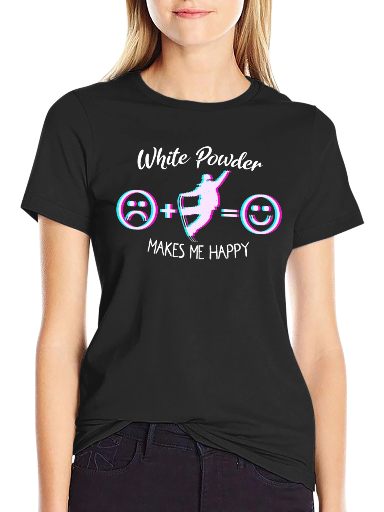 White Powder Makes Me Happy T-Shirt