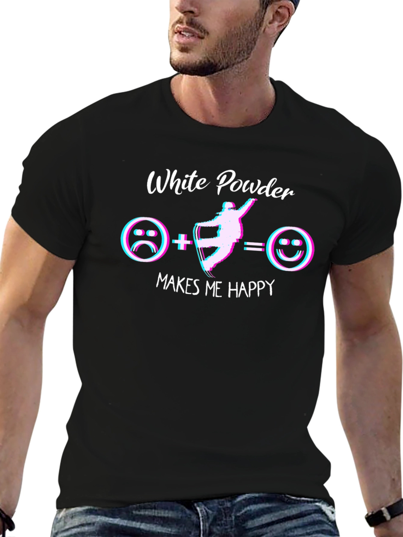 White Powder Makes Me Happy T-Shirt