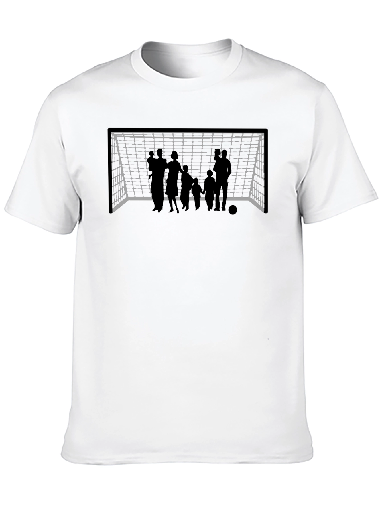 Family Goal T-Shirt - Black Cotton Tee