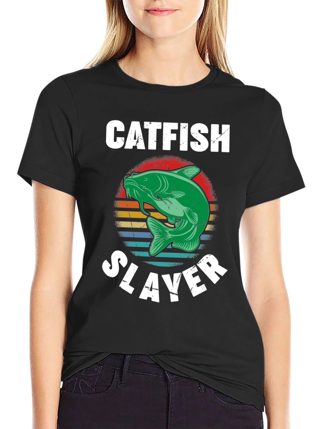 Catfish Slayer Graphic T-Shirt