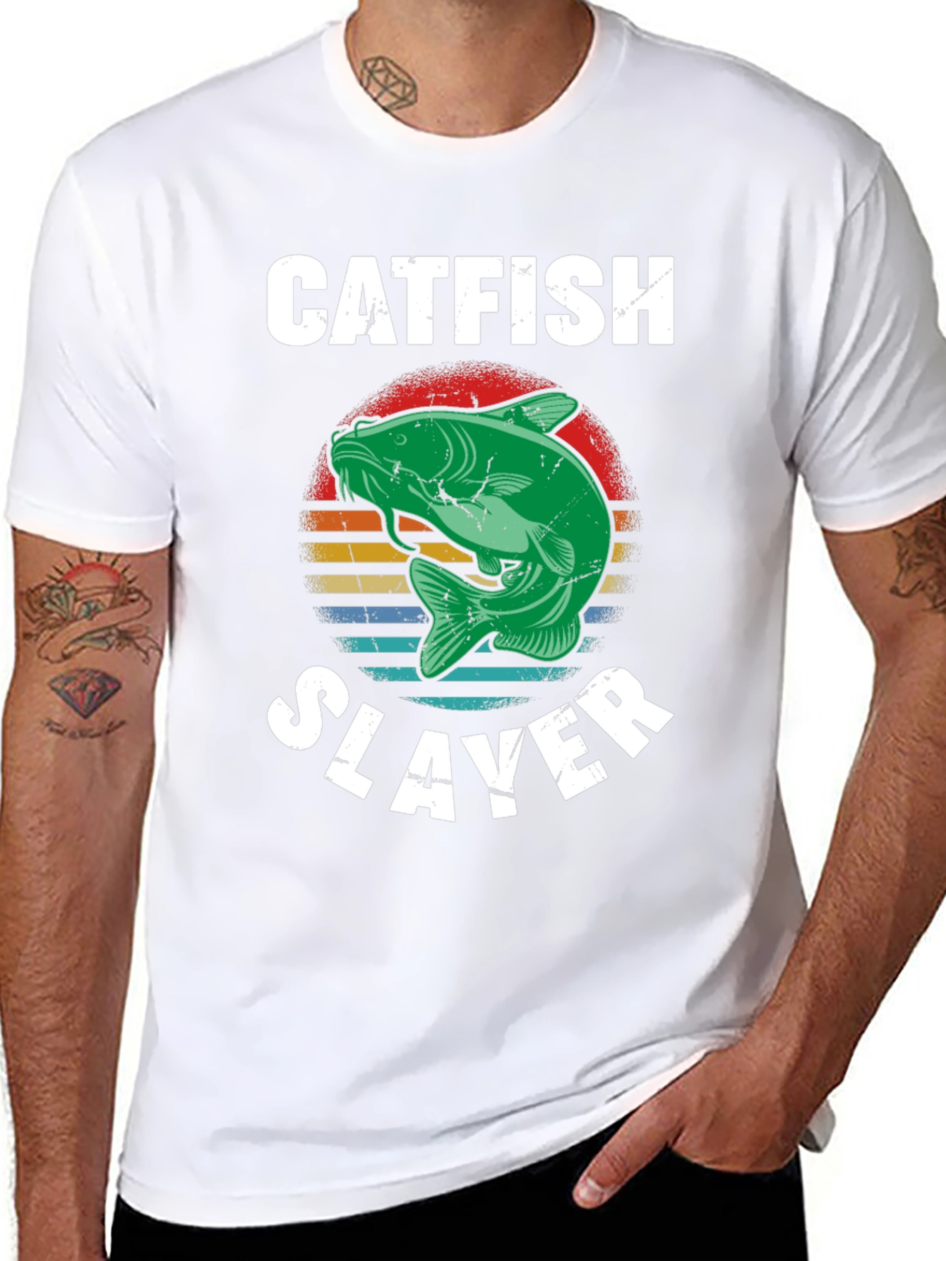 Catfish Slayer Graphic T-Shirt