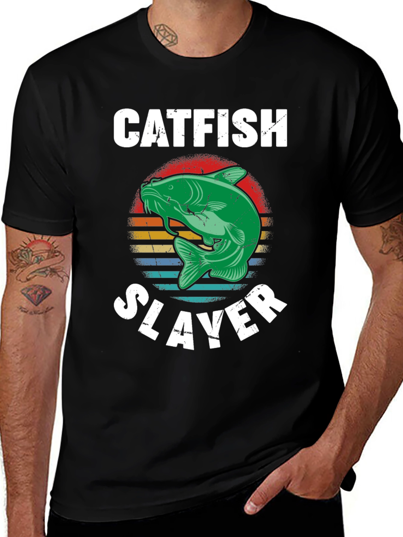 Catfish Slayer Graphic T-Shirt