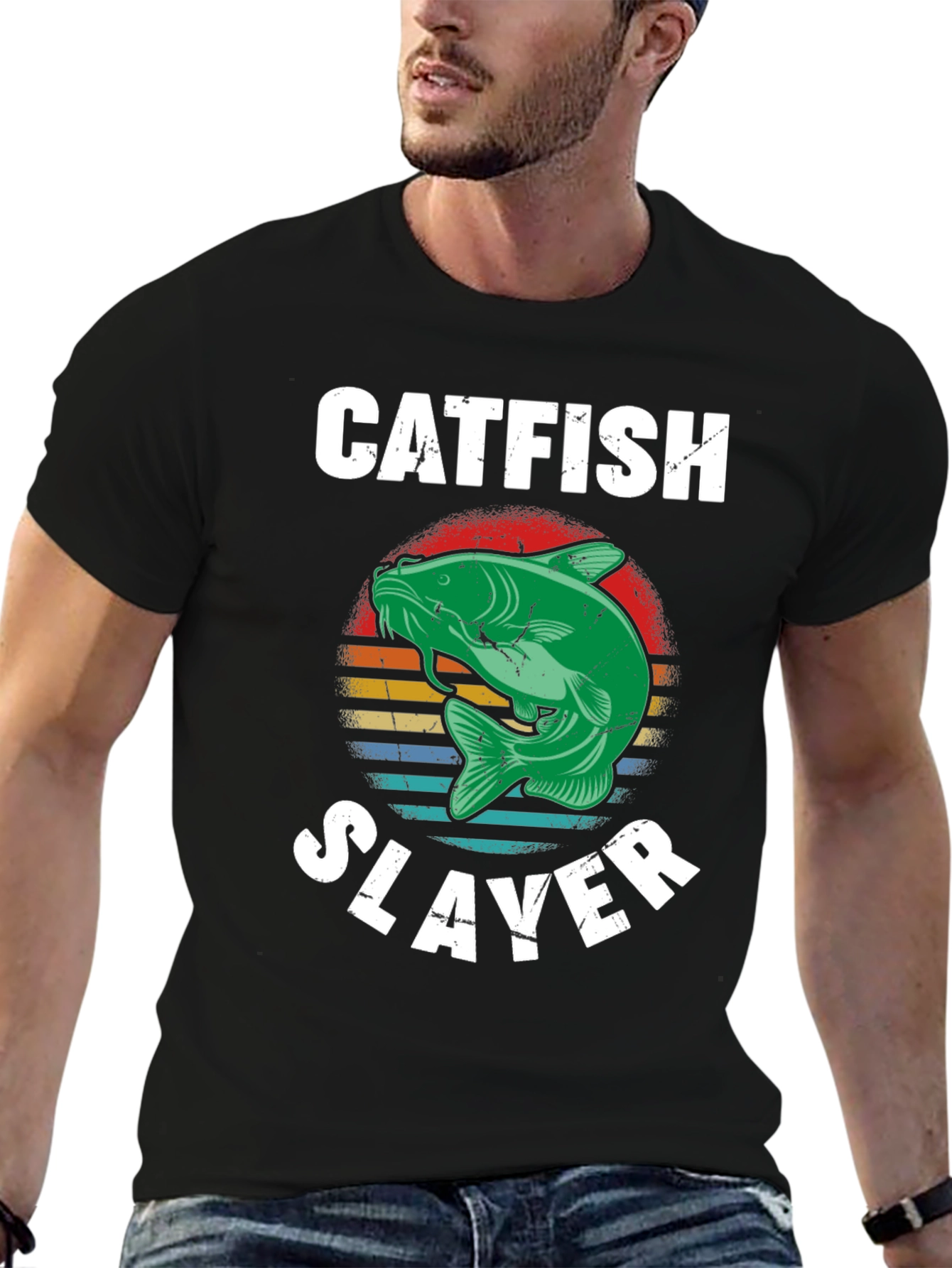 Catfish Slayer Graphic T-Shirt