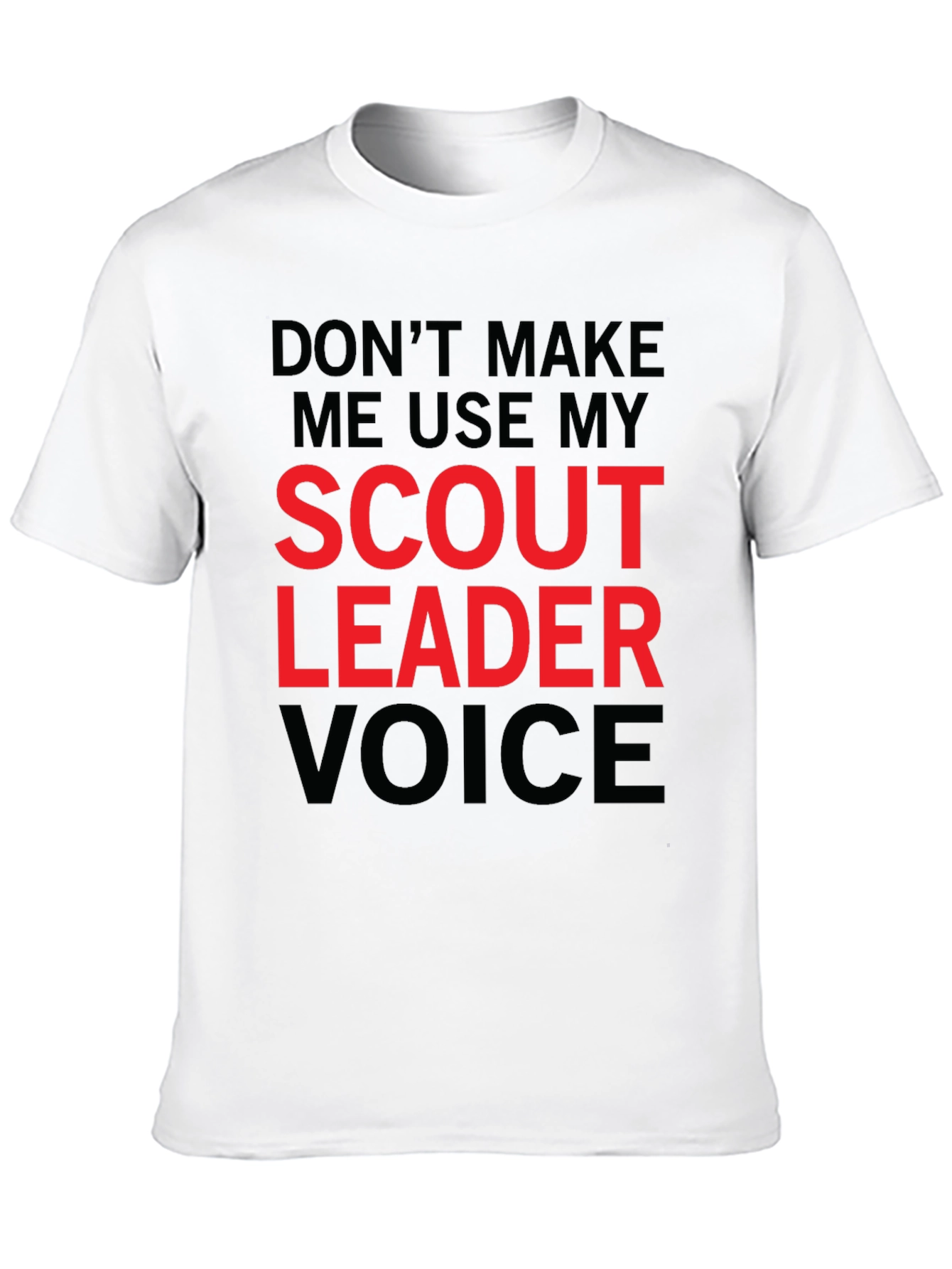 Scout Leader Voice Graphic Tee - Funny Mens T-Shirt