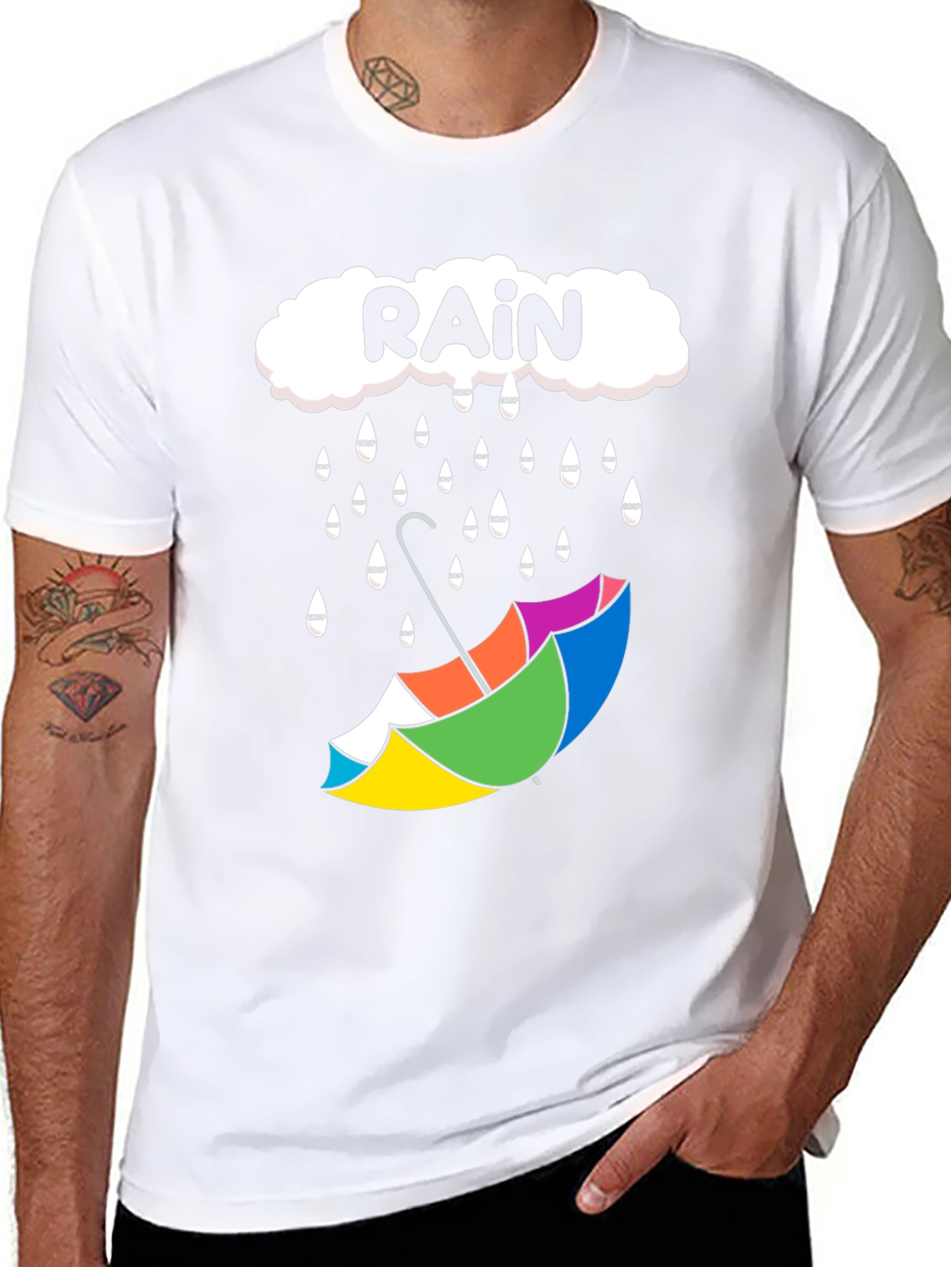 Rain Cloud Umbrella T-Shirt