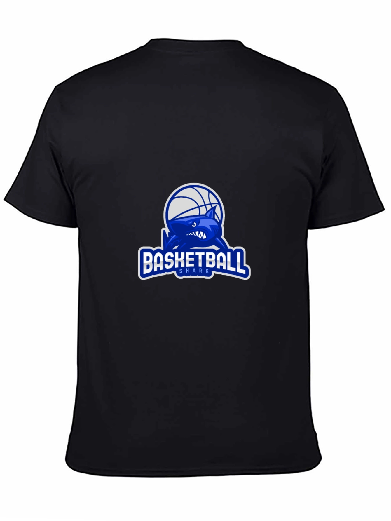 Basketball Shark Graphic Tee - Black