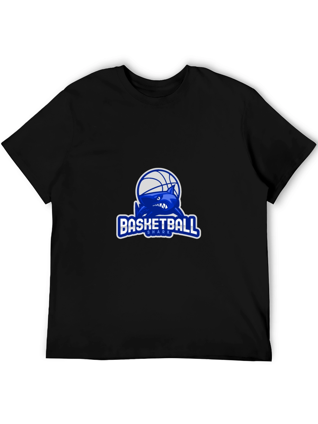 Basketball Shark Graphic Tee - Black