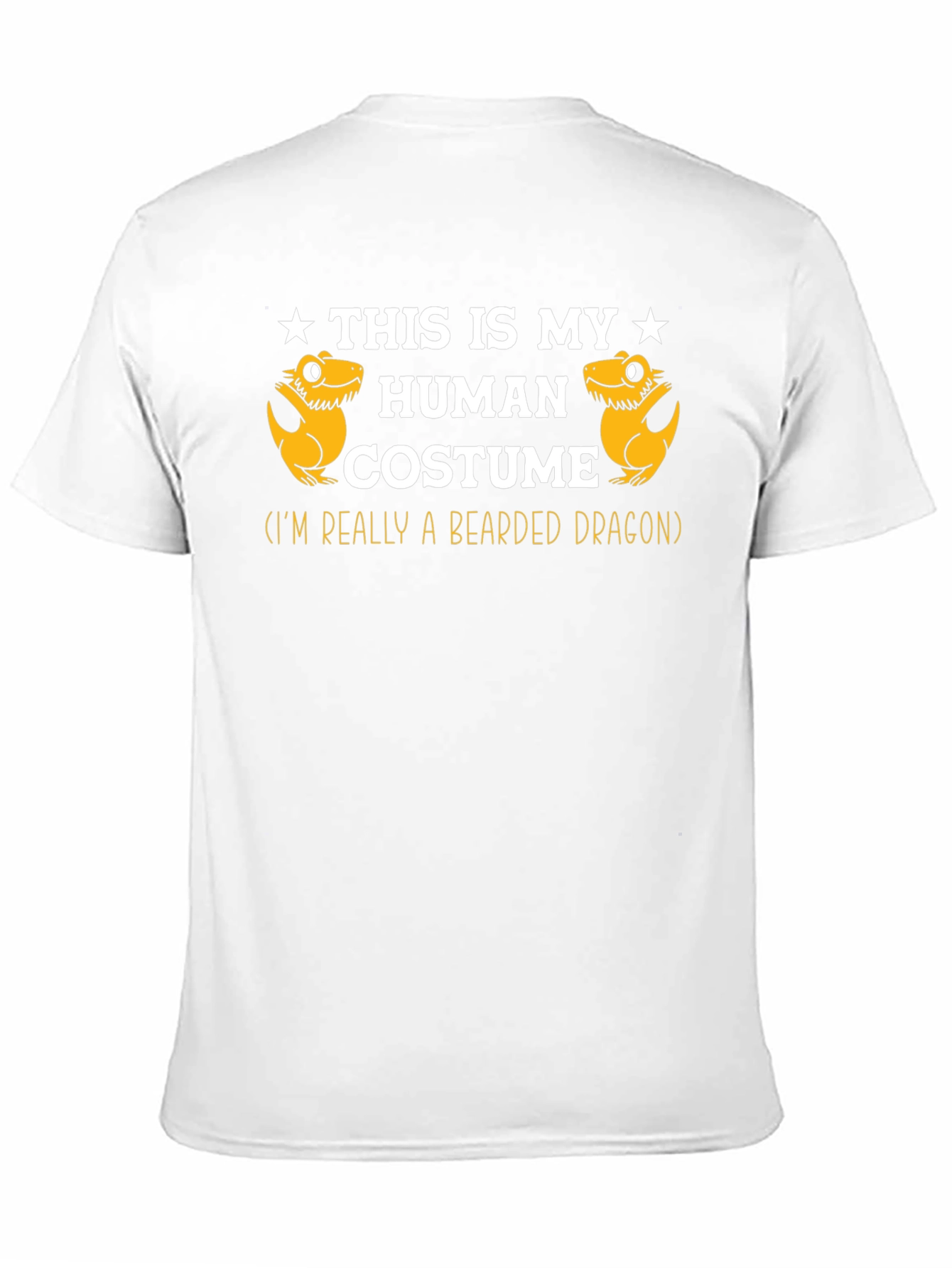 Funny Bearded Dragon Human Costume Graphic Tee