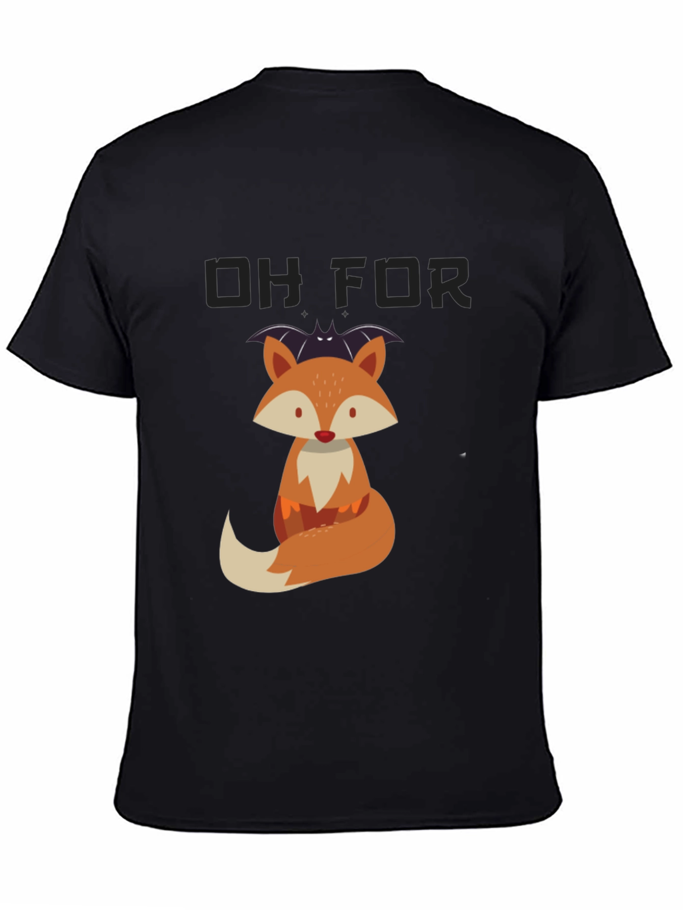 Cute Fox Graphic T-Shirt - Halloween Ready!