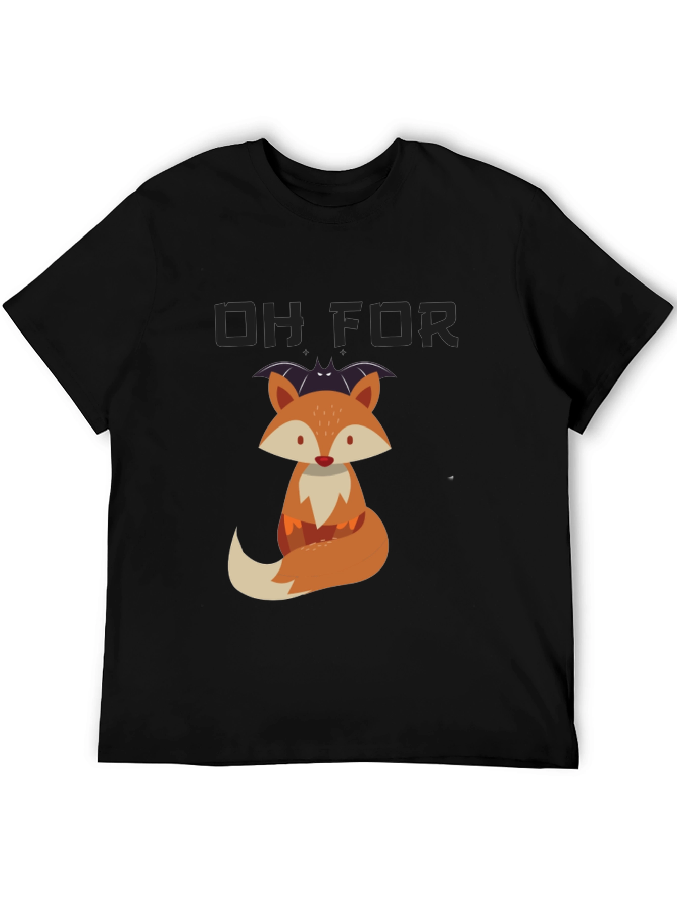Cute Fox Graphic T-Shirt - Halloween Ready!