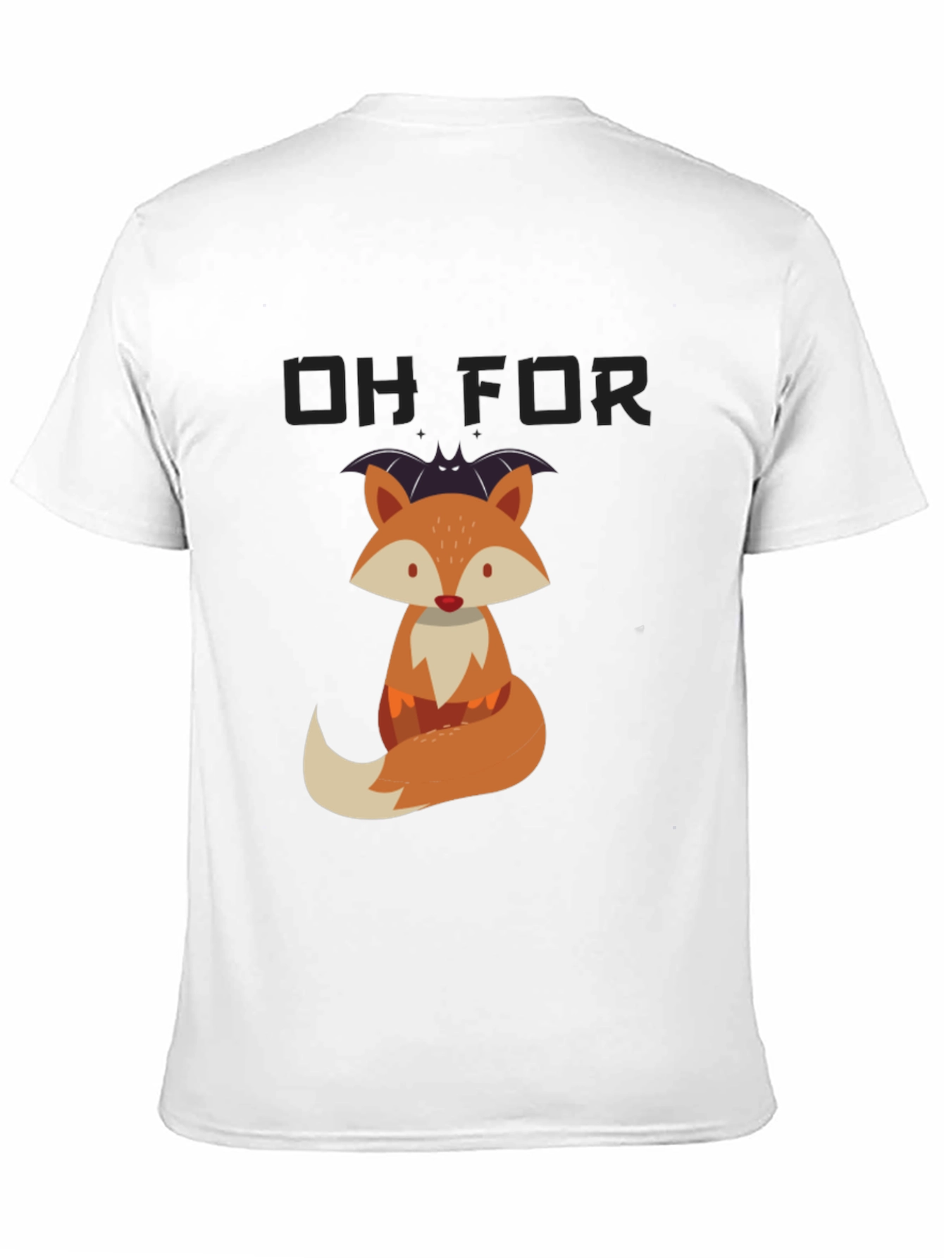 Cute Fox Graphic T-Shirt - Halloween Ready!