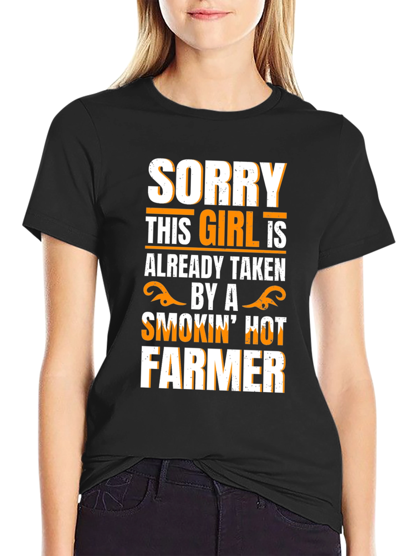 Taken by a Smokin Hot Farmer Graphic Tee