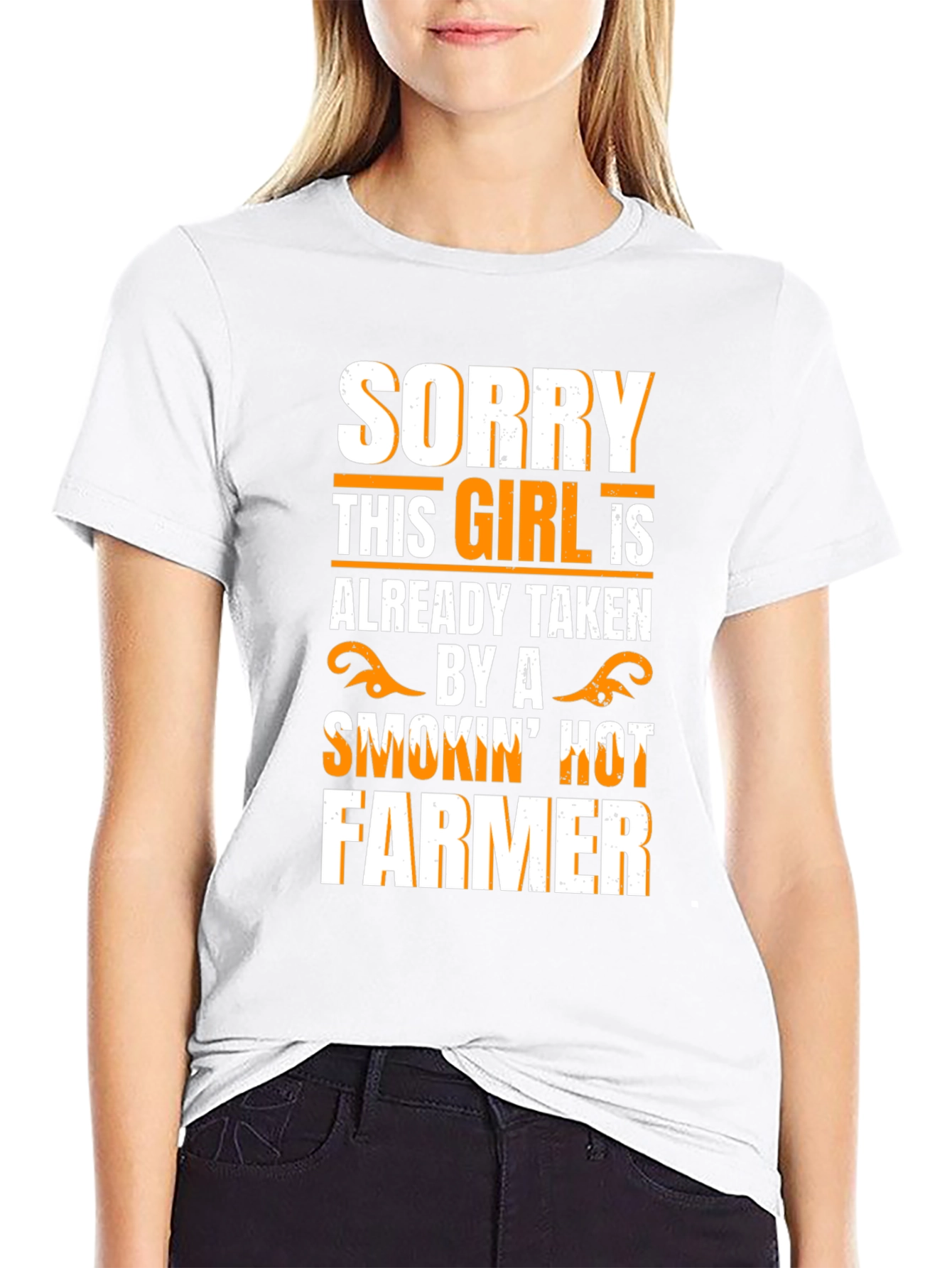 Taken by a Smokin Hot Farmer Graphic Tee