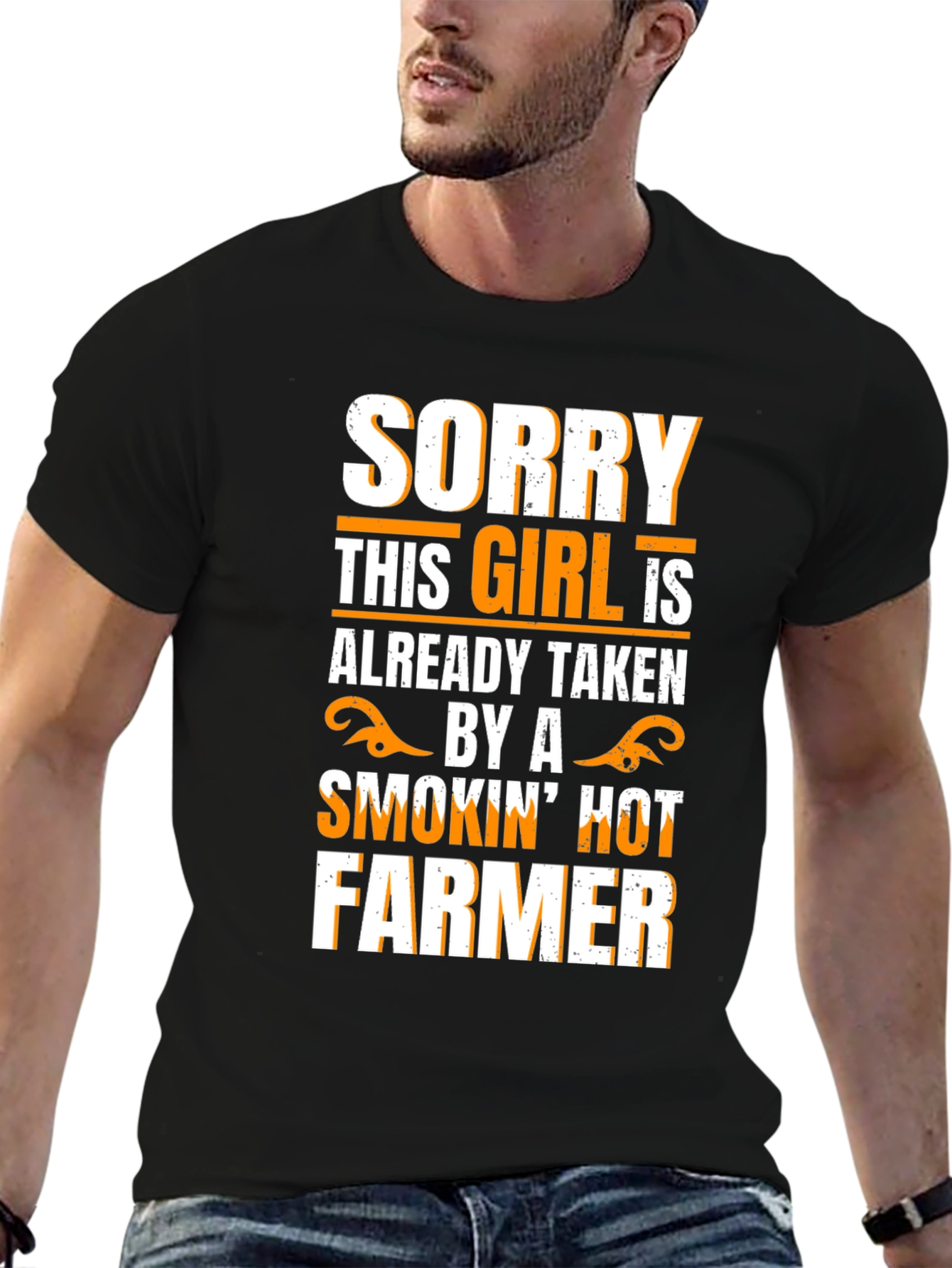 Taken by a Smokin Hot Farmer Graphic Tee