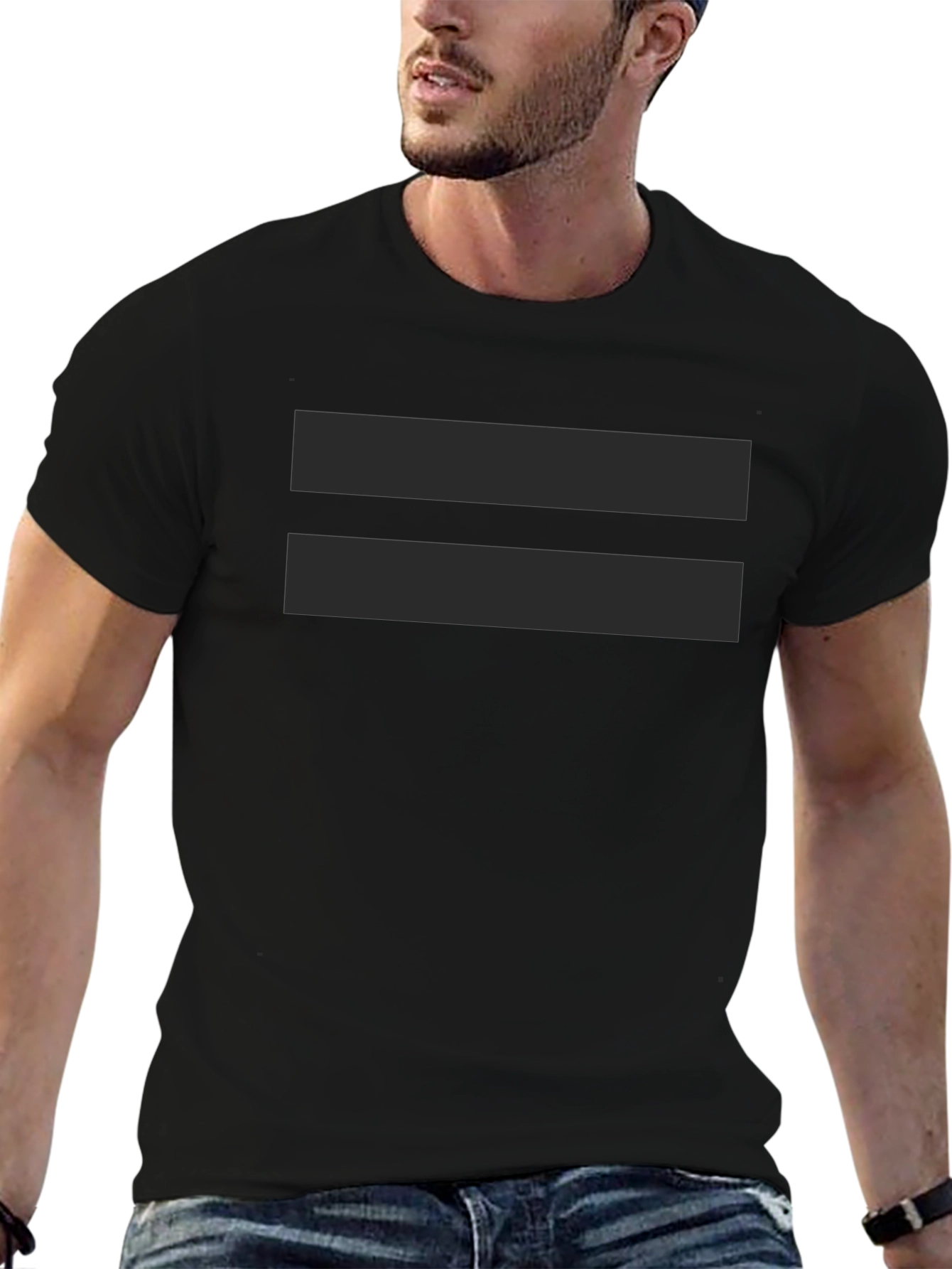 Equality Symbol Black T-Shirt - Simple Statement Tee