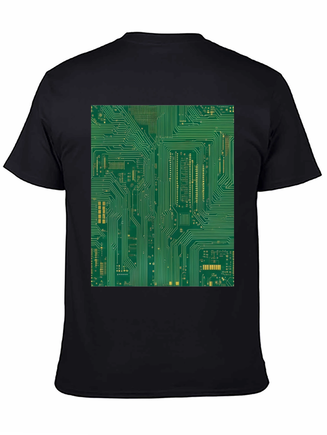 Circuit Board Graphic Tee - Black