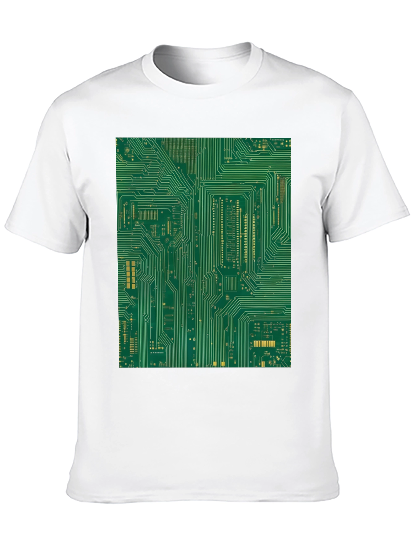 Circuit Board Graphic Tee - Black