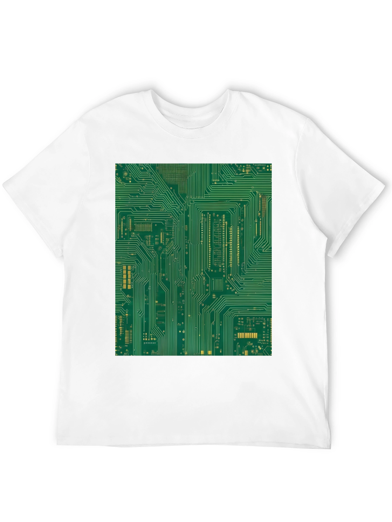Circuit Board Graphic Tee - Black