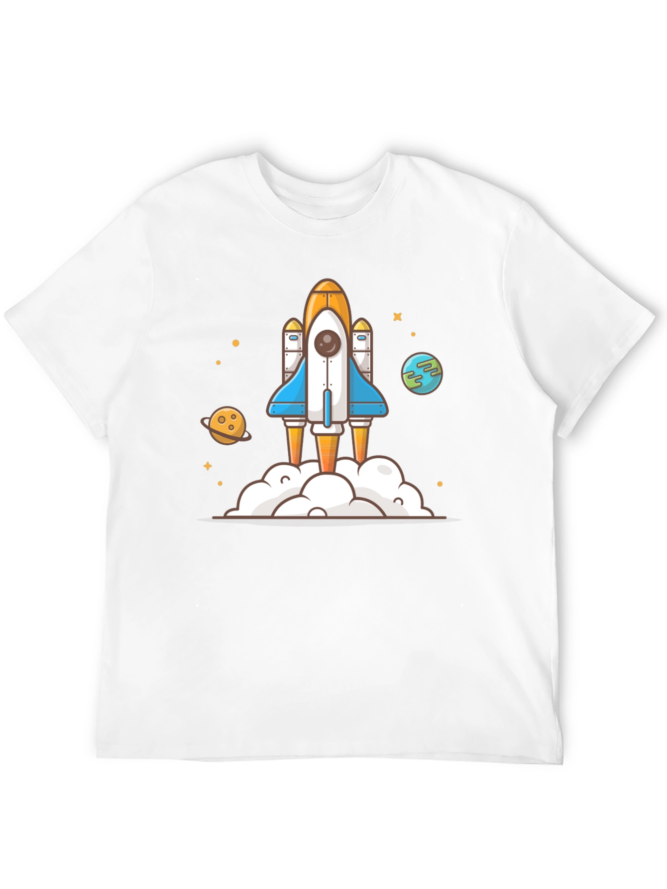 Rocket Launch Graphic Tee - Space Adventure Shirt