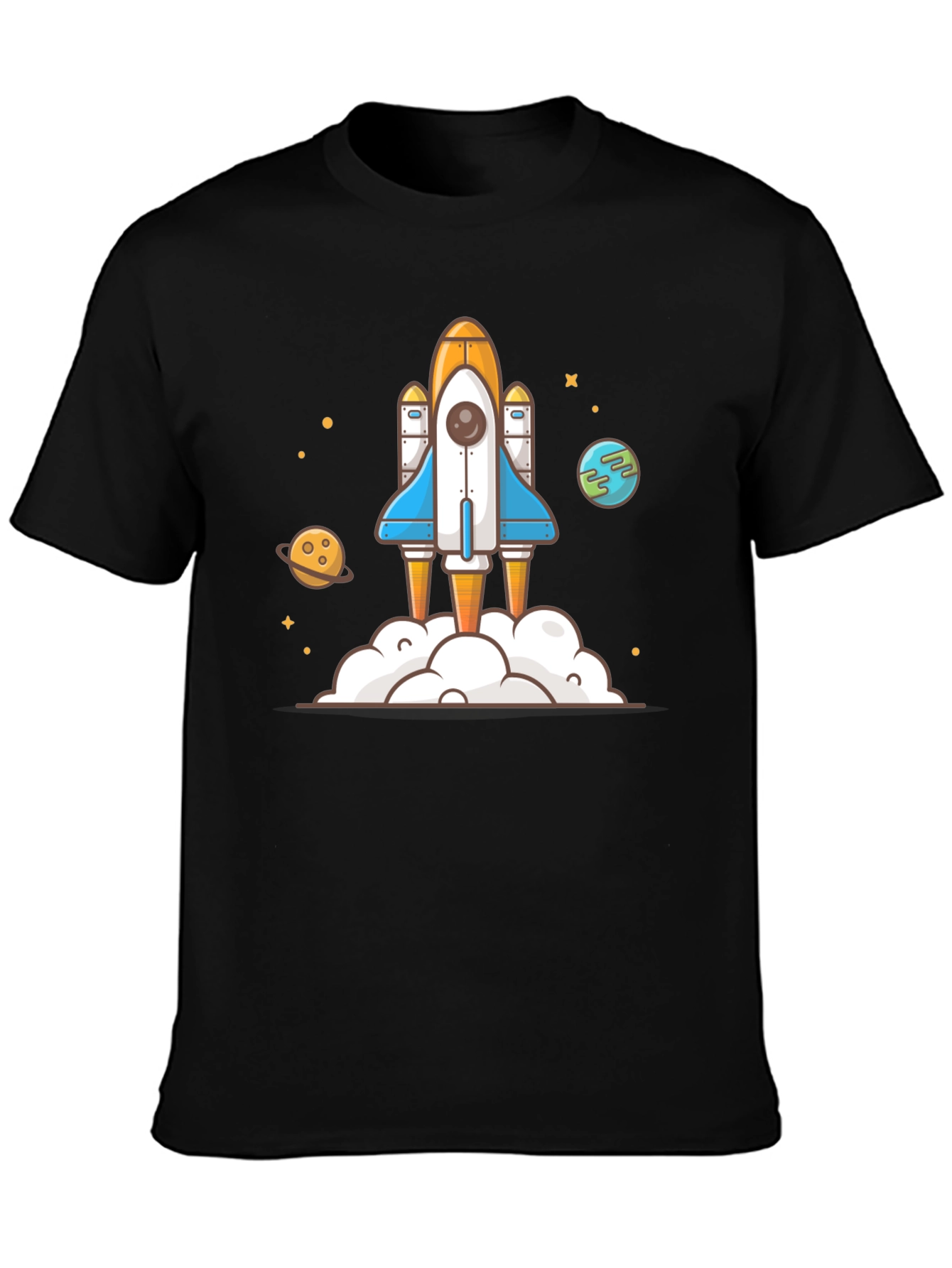 Rocket Launch Graphic Tee - Space Adventure Shirt