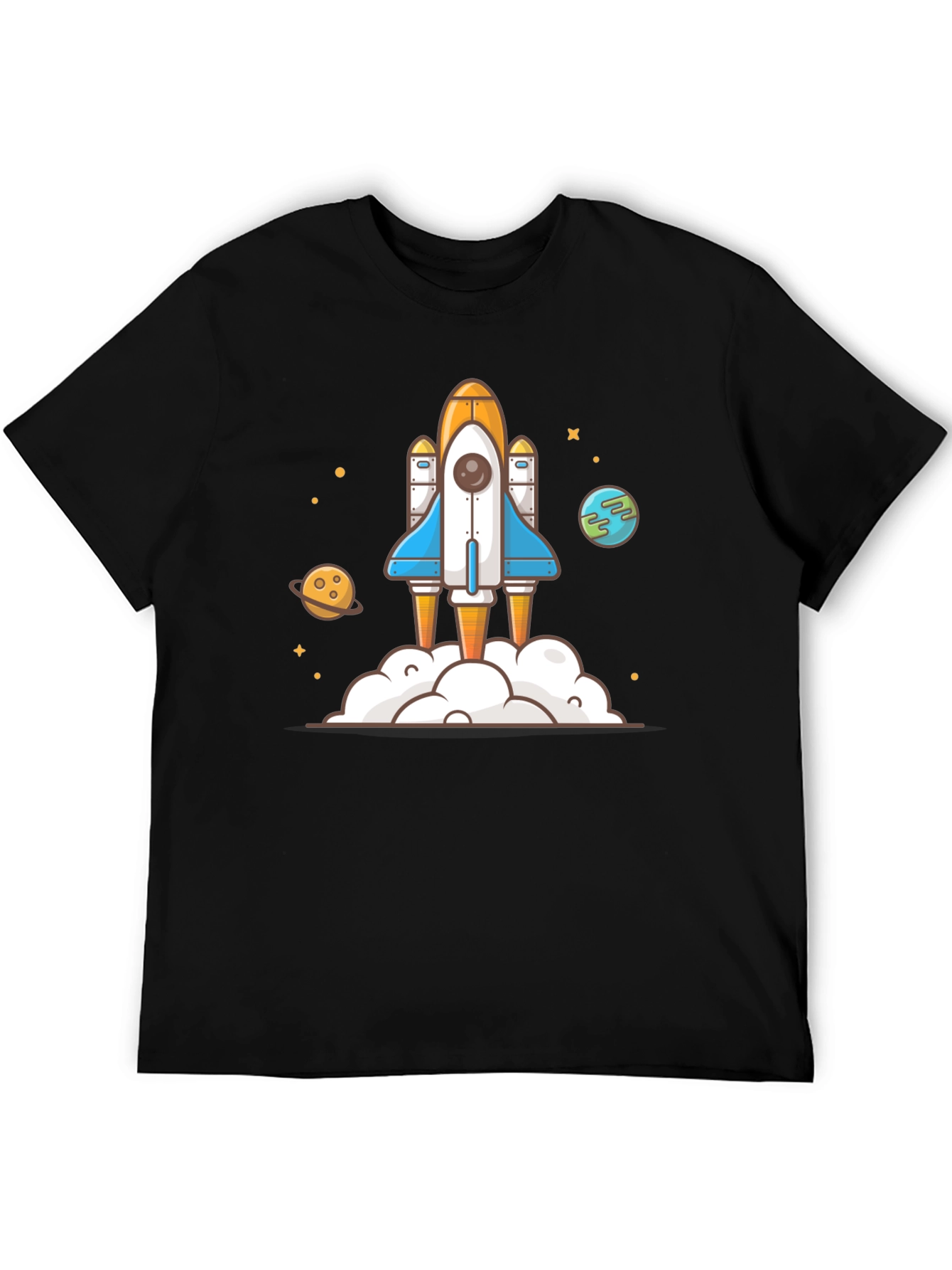 Rocket Launch Graphic Tee - Space Adventure Shirt