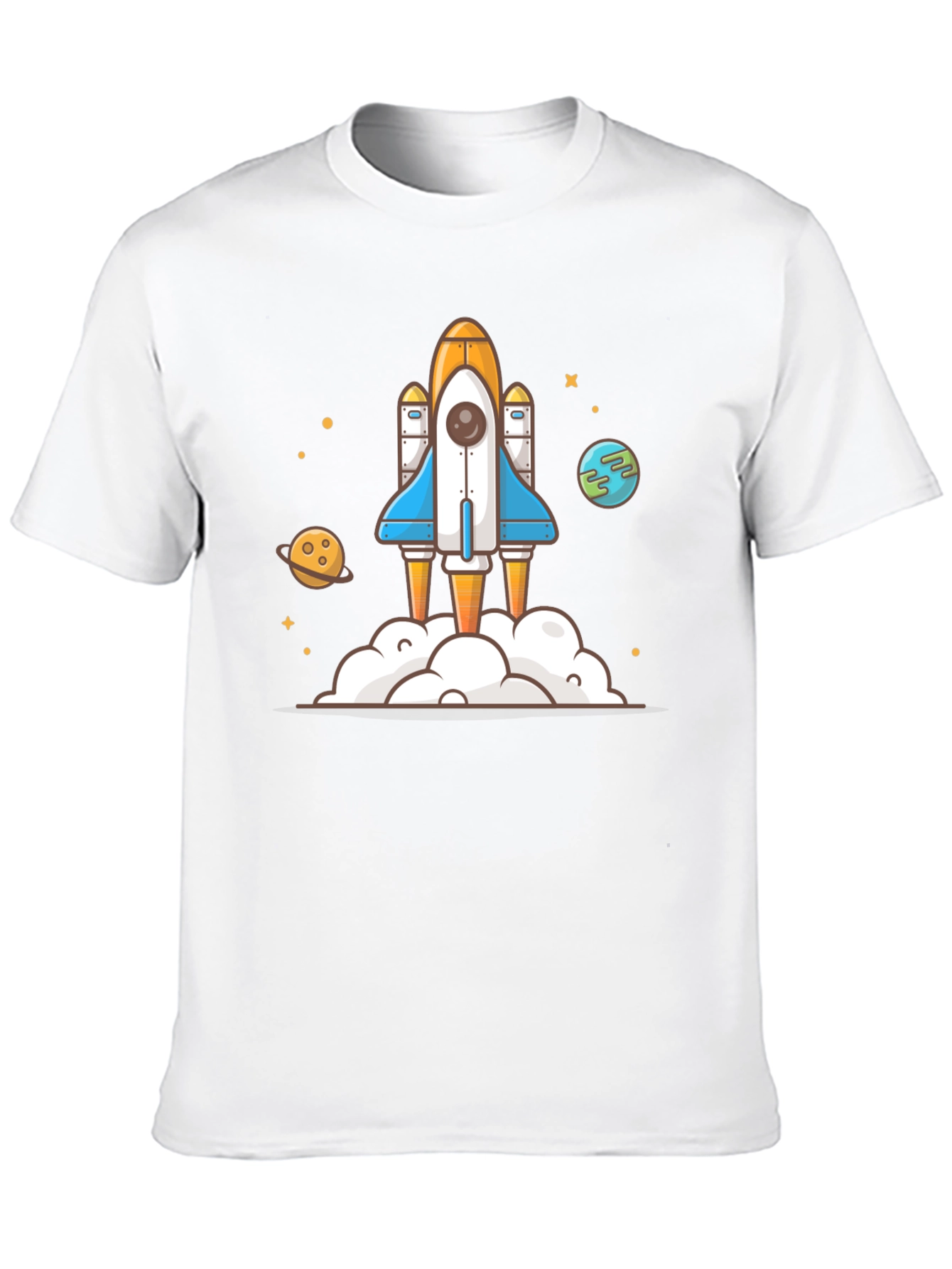 Rocket Launch Graphic Tee - Space Adventure Shirt