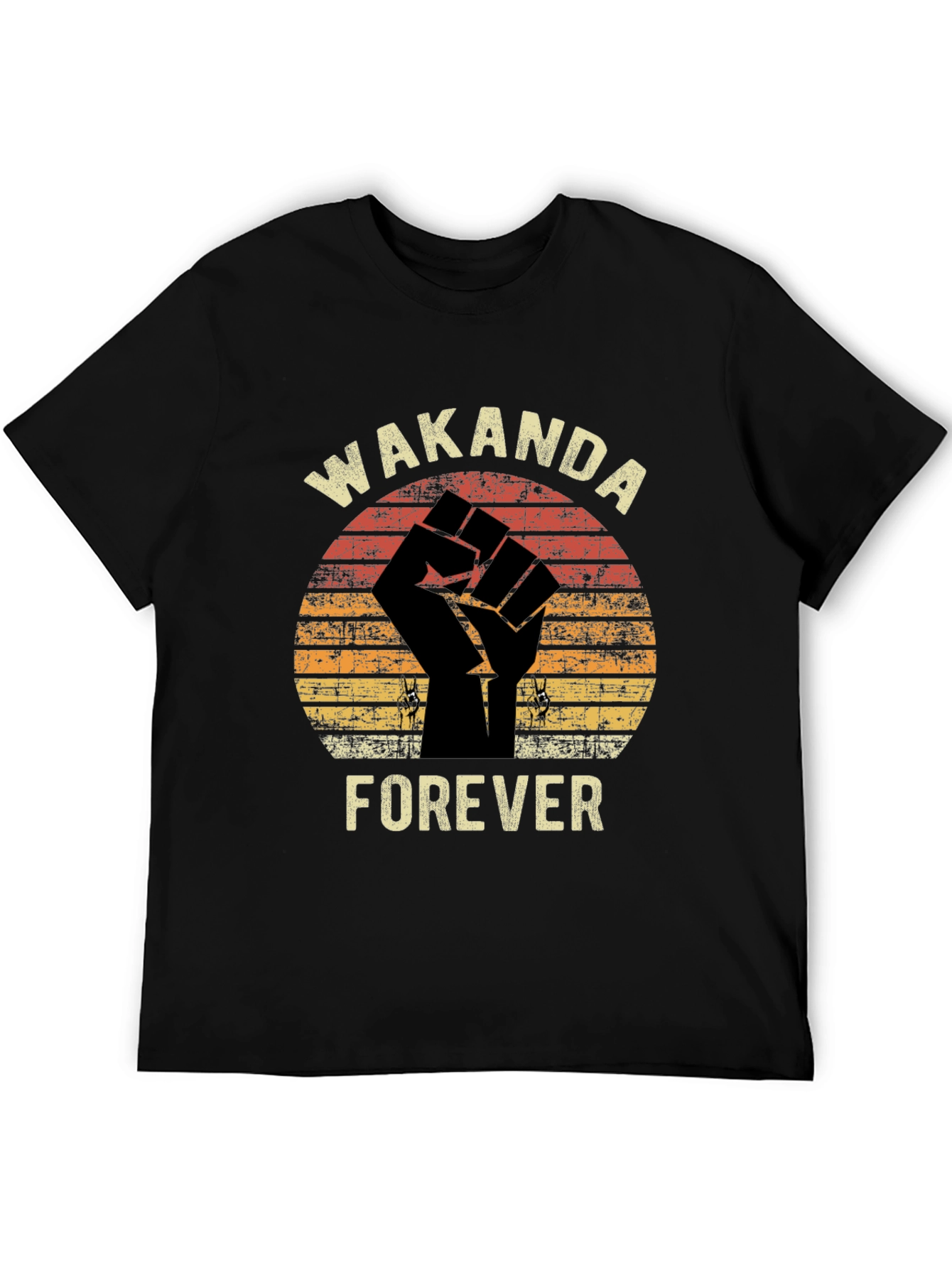 Wakanda Forever Black T-Shirt