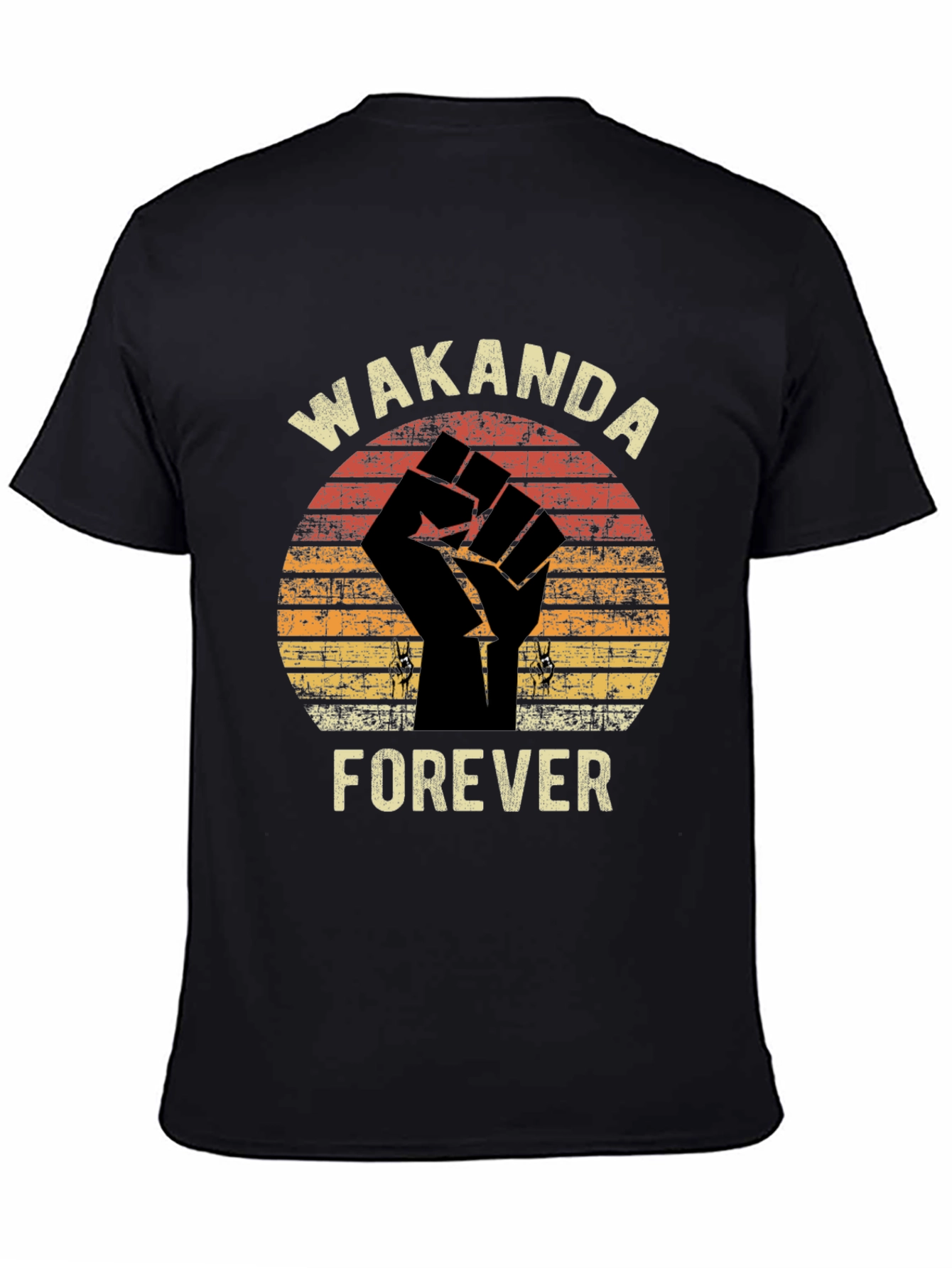 Wakanda Forever Black T-Shirt
