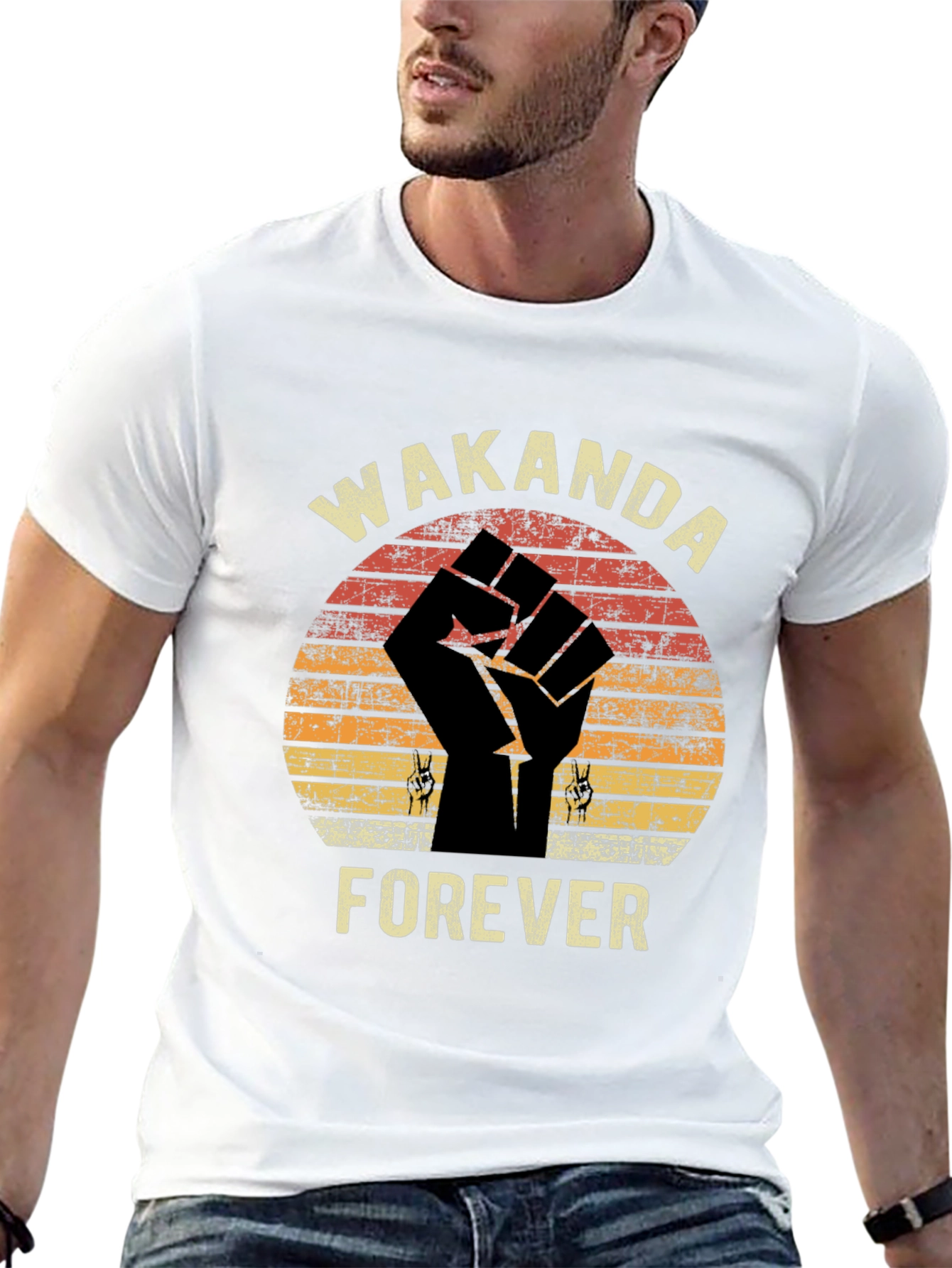 Wakanda Forever Black T-Shirt
