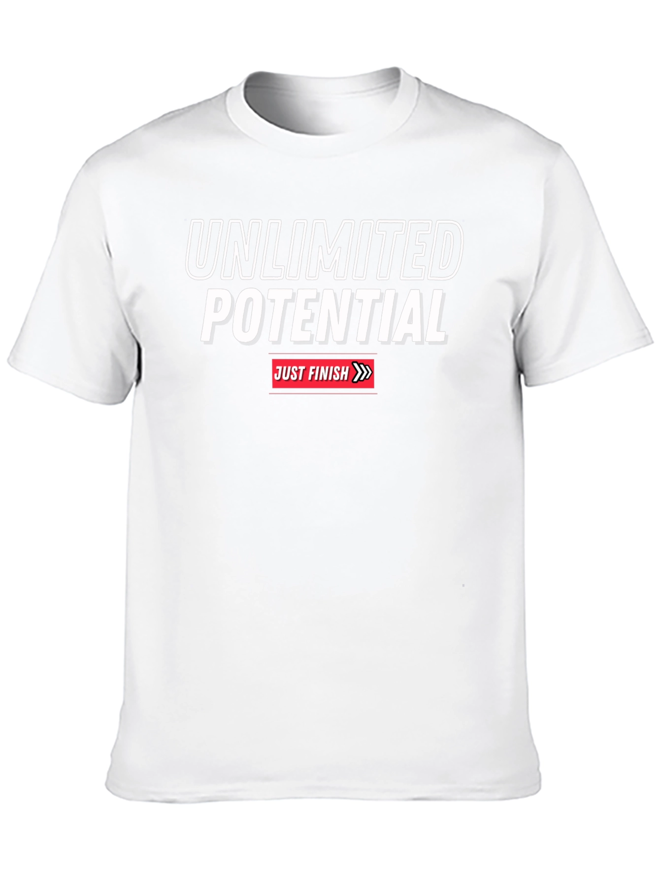 Unlimited Potential Black Graphic T-Shirt