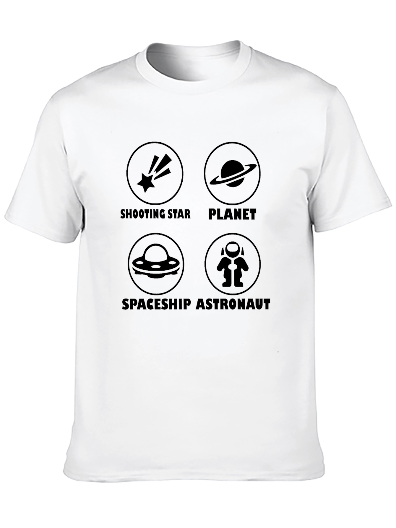 Cosmic Crew T-Shirt - Astronaut Spaceship Planet Star