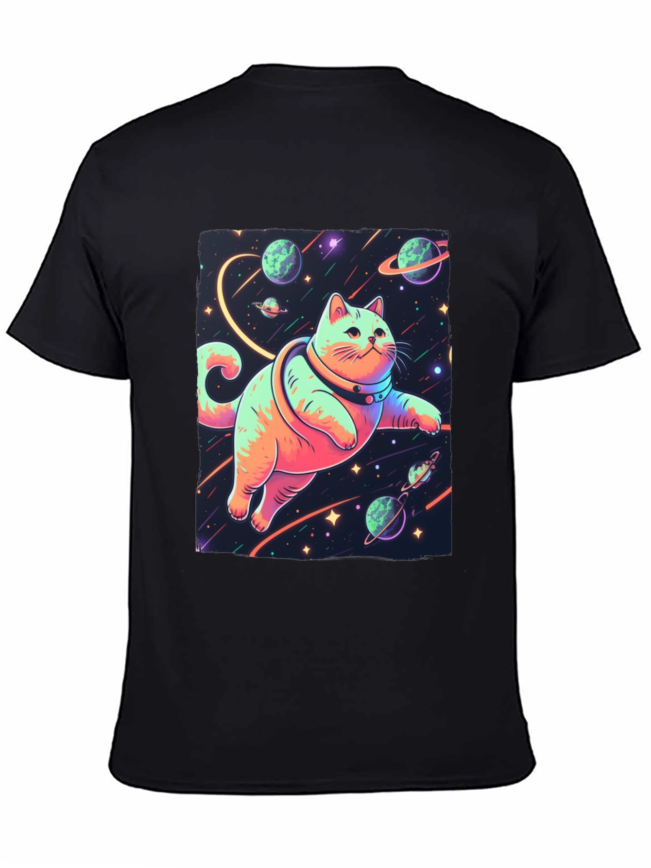 Cosmic Cat T-Shirt - Space Adventure Tee