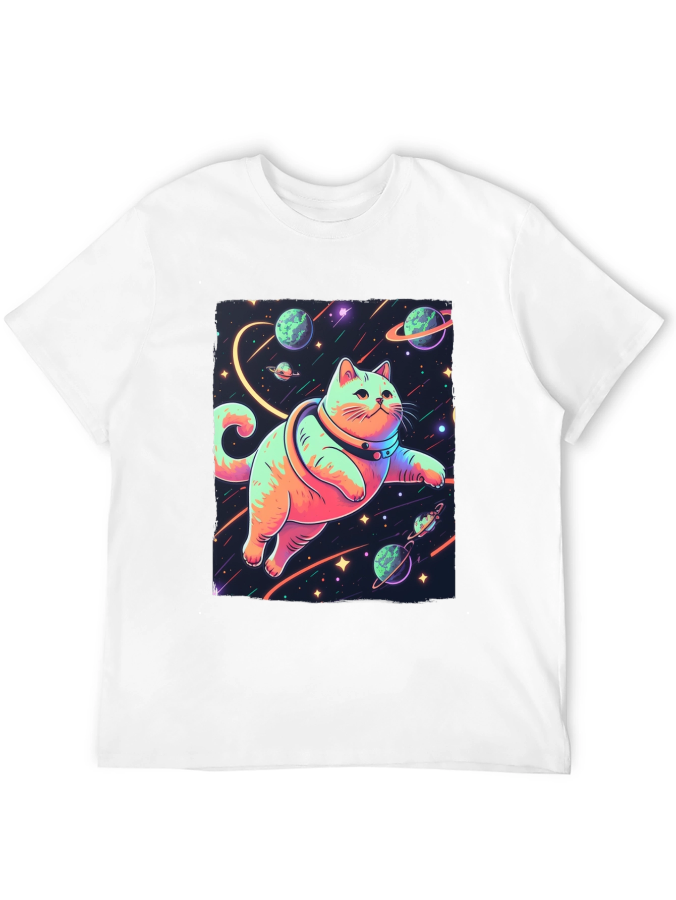 Cosmic Cat T-Shirt - Space Adventure Tee