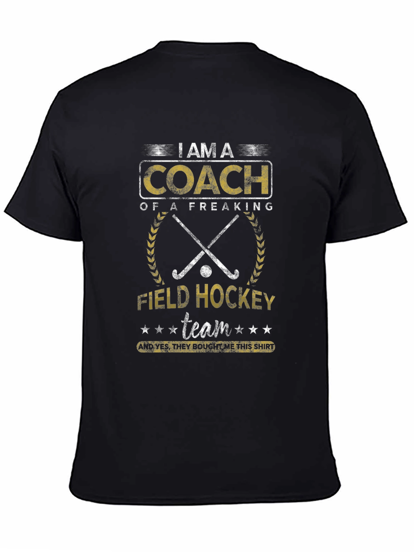 Field Hockey Coach Graphic T-Shirt - Team Gift
