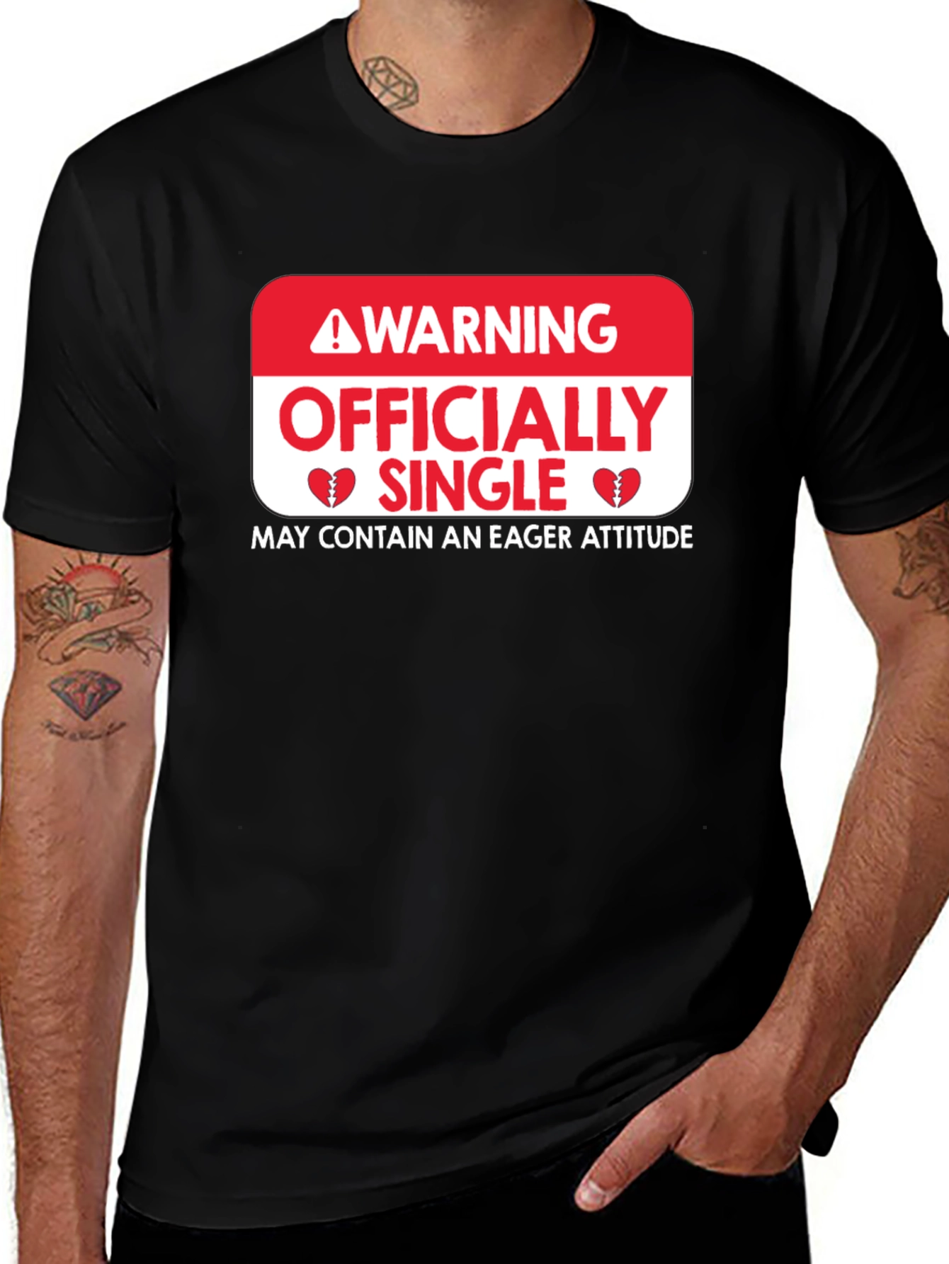 Officially Single Warning T-Shirt