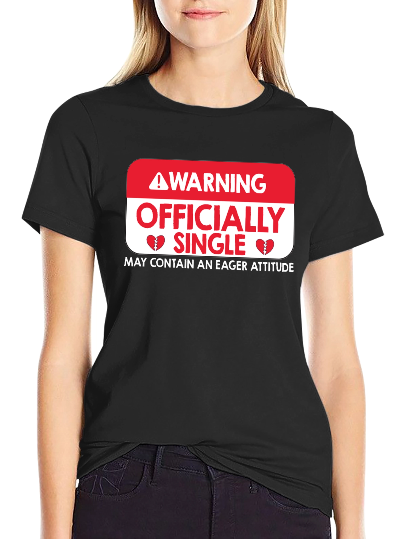 Officially Single Warning T-Shirt