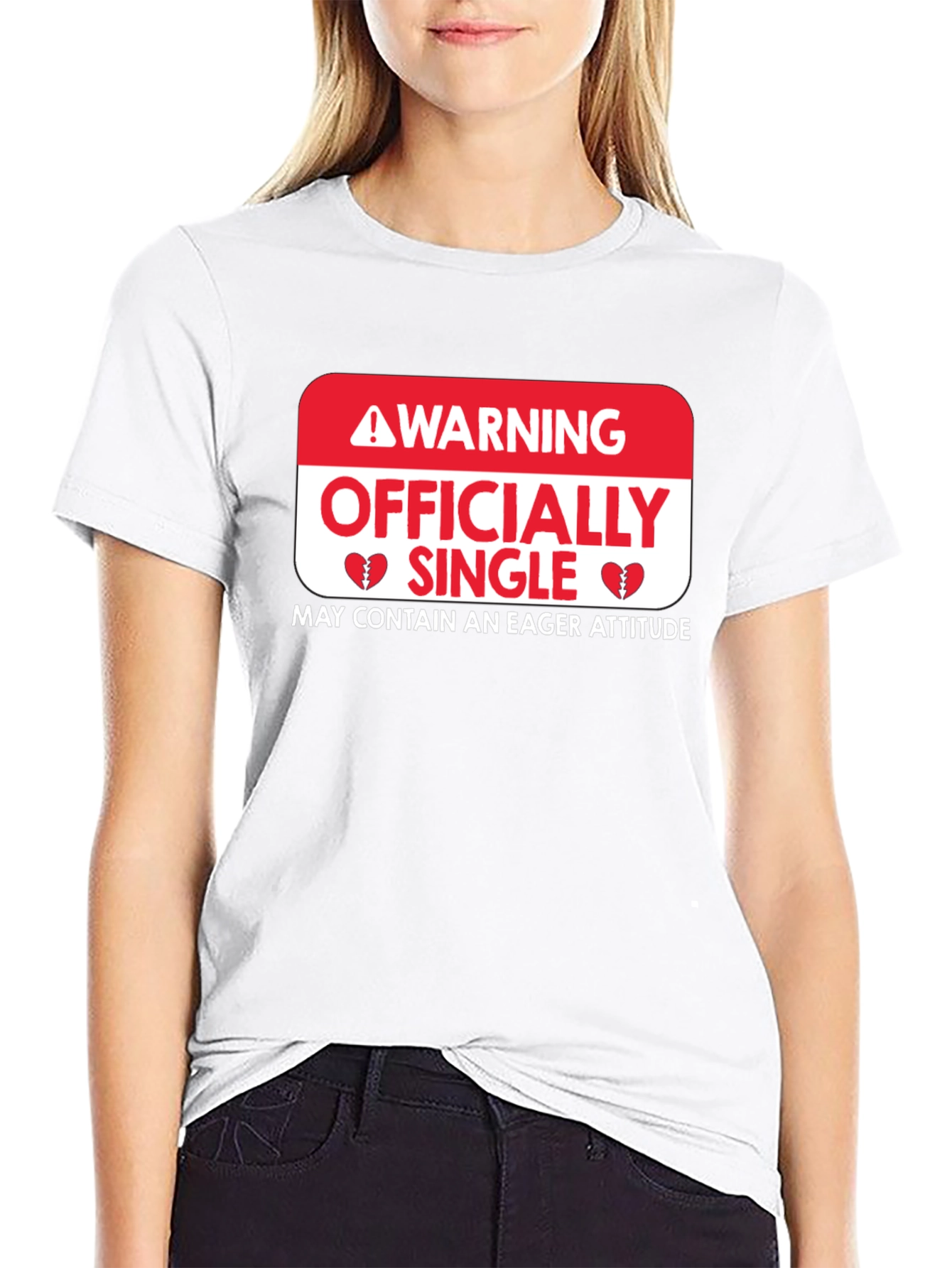 Officially Single Warning T-Shirt