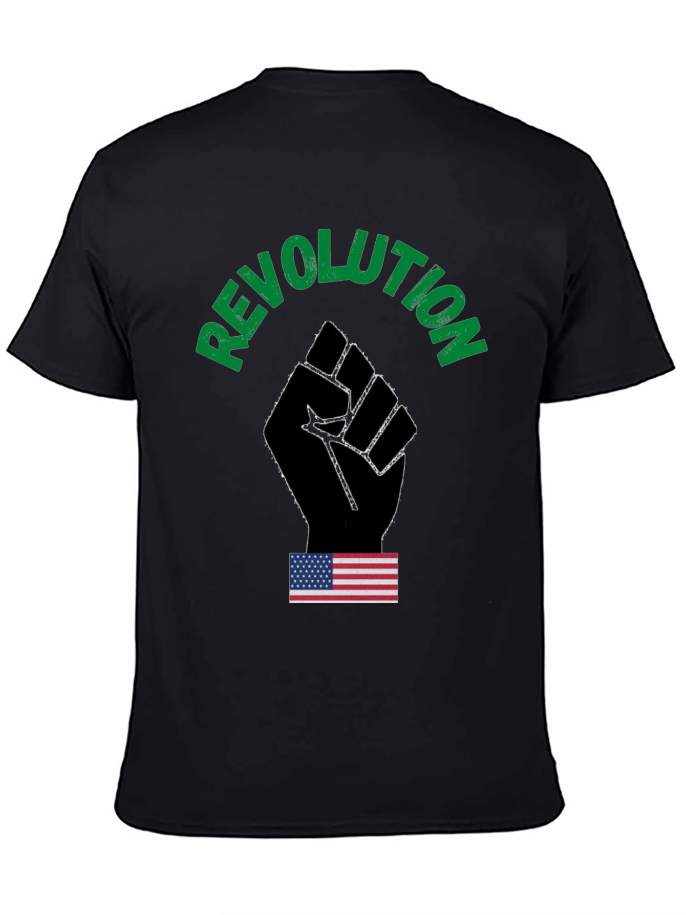 Revolution Fist Graphic T-Shirt - Black