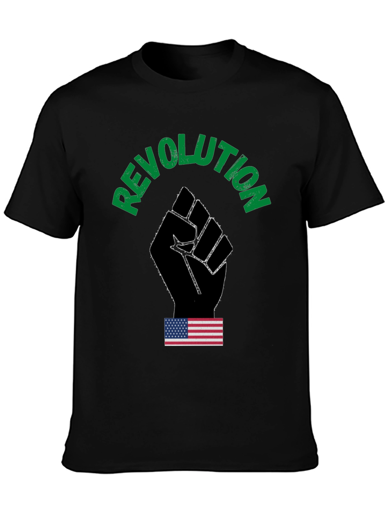 Revolution Fist Graphic T-Shirt - Black