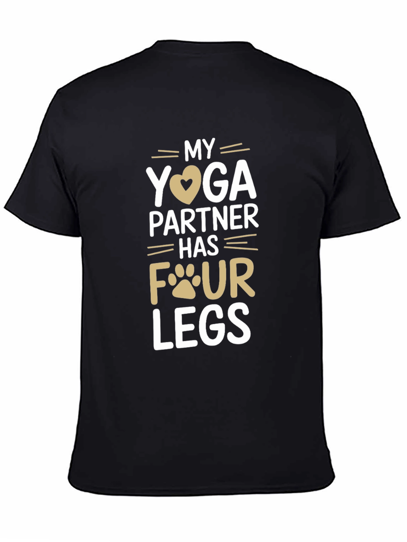 Yoga Partner Four Legs Graphic Tee