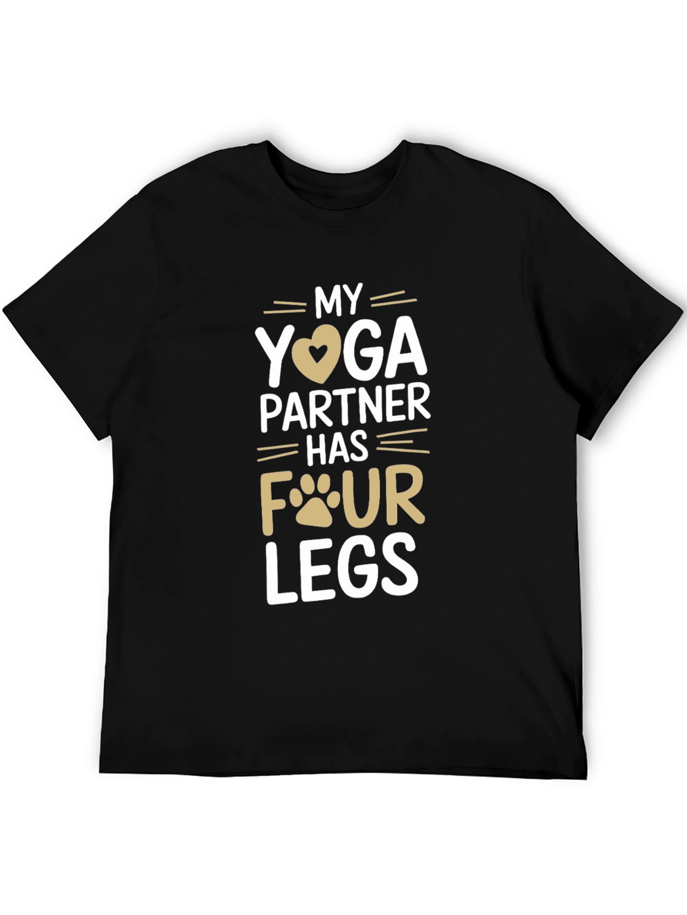 Yoga Partner Four Legs Graphic Tee