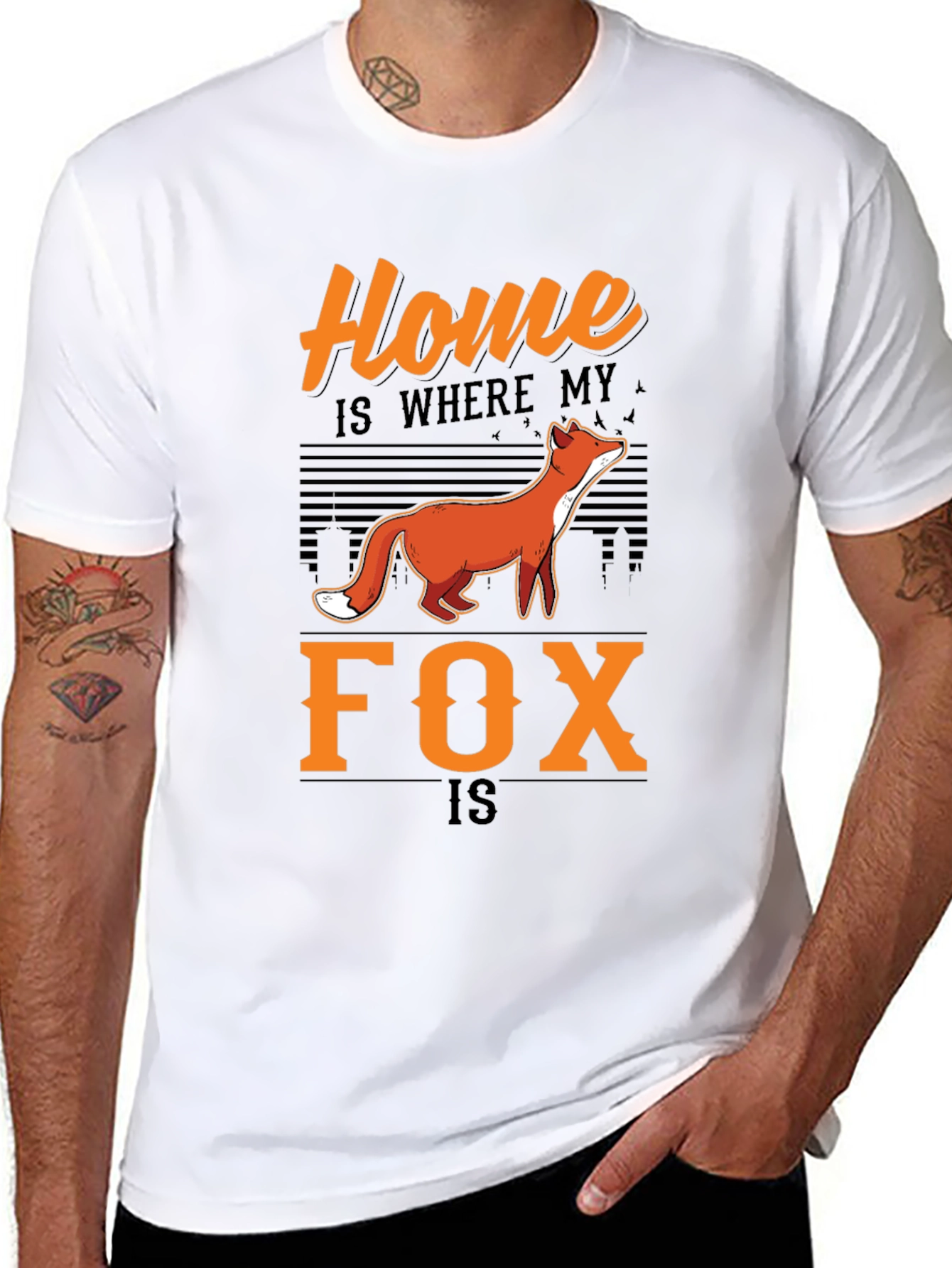 Home is Where My Fox Is Graphic Tee