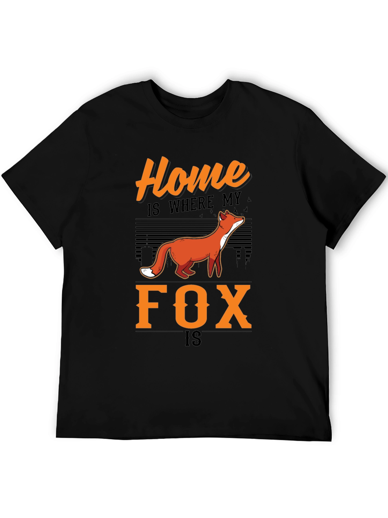 Home is Where My Fox Is Graphic Tee