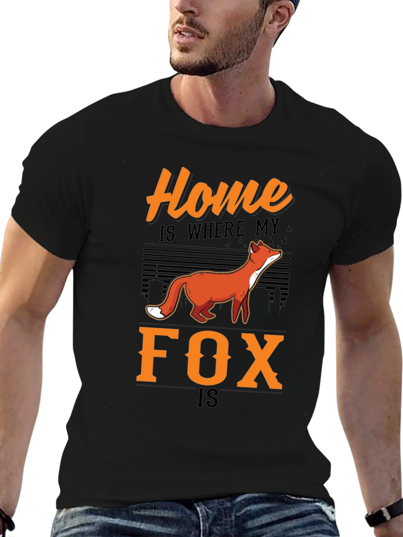 Home is Where My Fox Is Graphic Tee