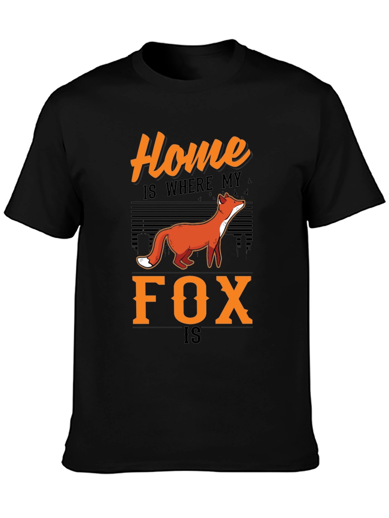Home is Where My Fox Is Graphic Tee