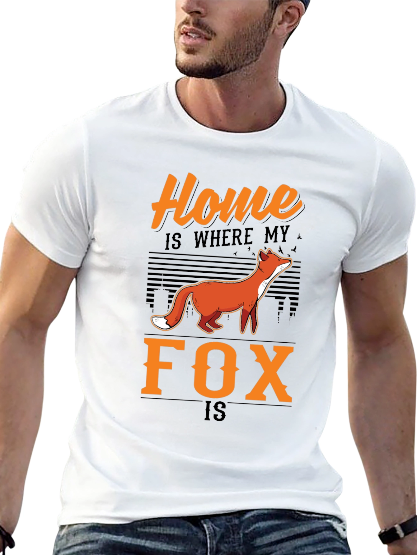 Home is Where My Fox Is Graphic Tee