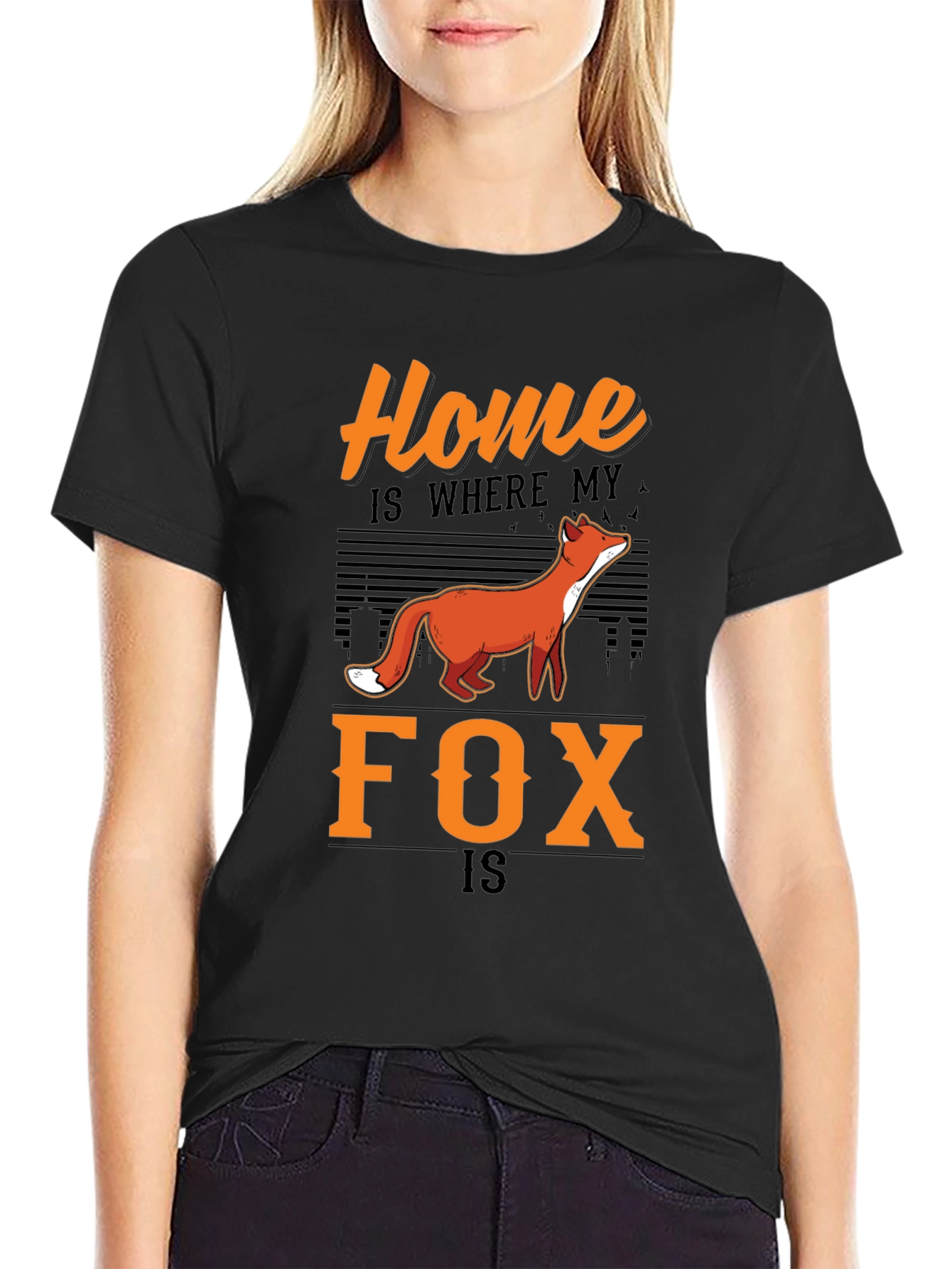 Home is Where My Fox Is Graphic Tee