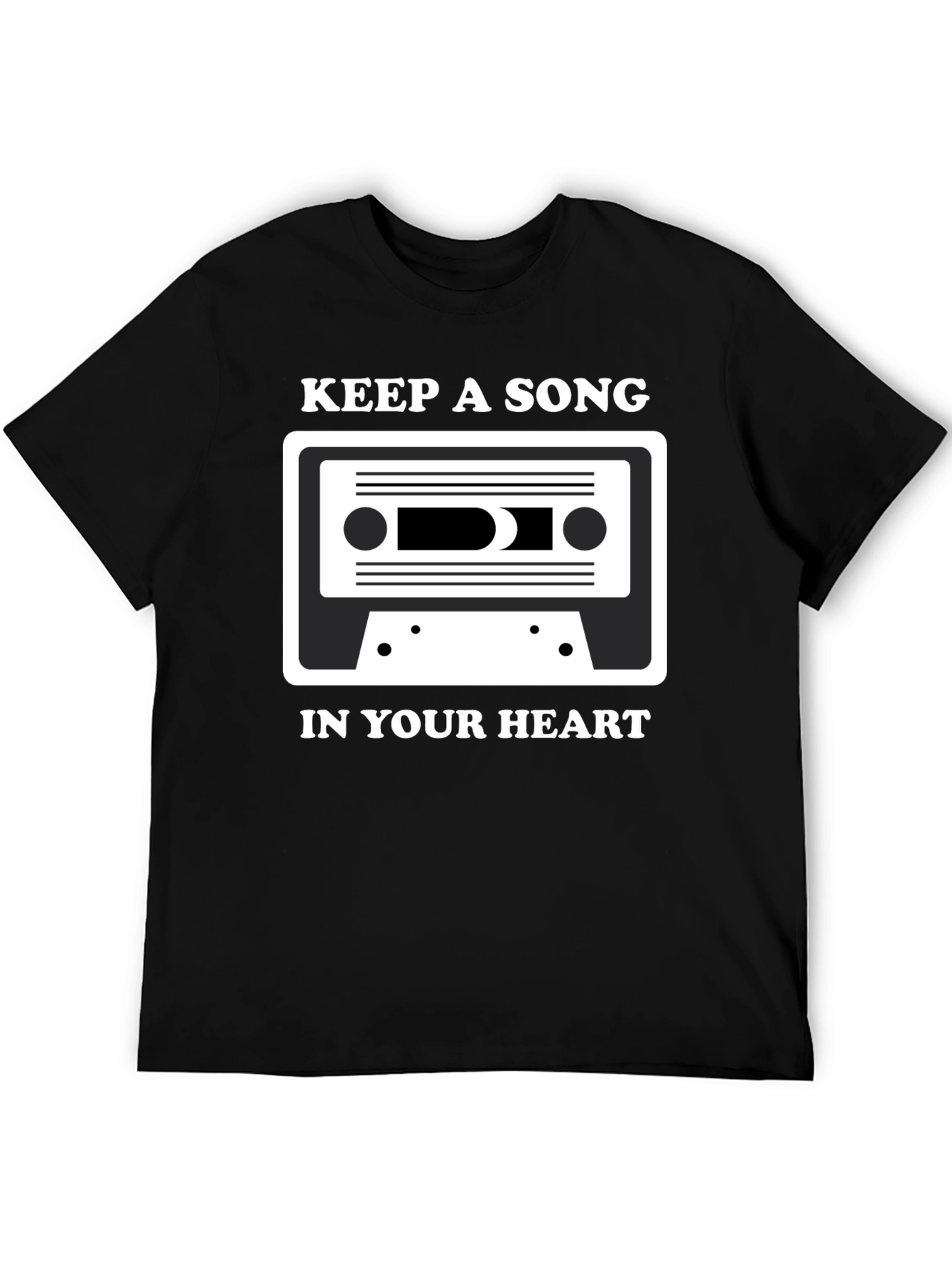Keep A Song In Your Heart Cassette Tape T-Shirt